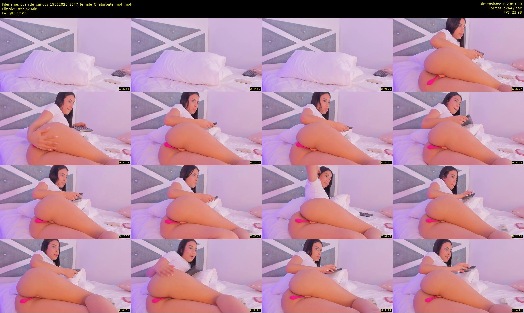 cyanide_candys — 57 minute Chaturbate female cam show recording, 1080p, Jan 19, 2020