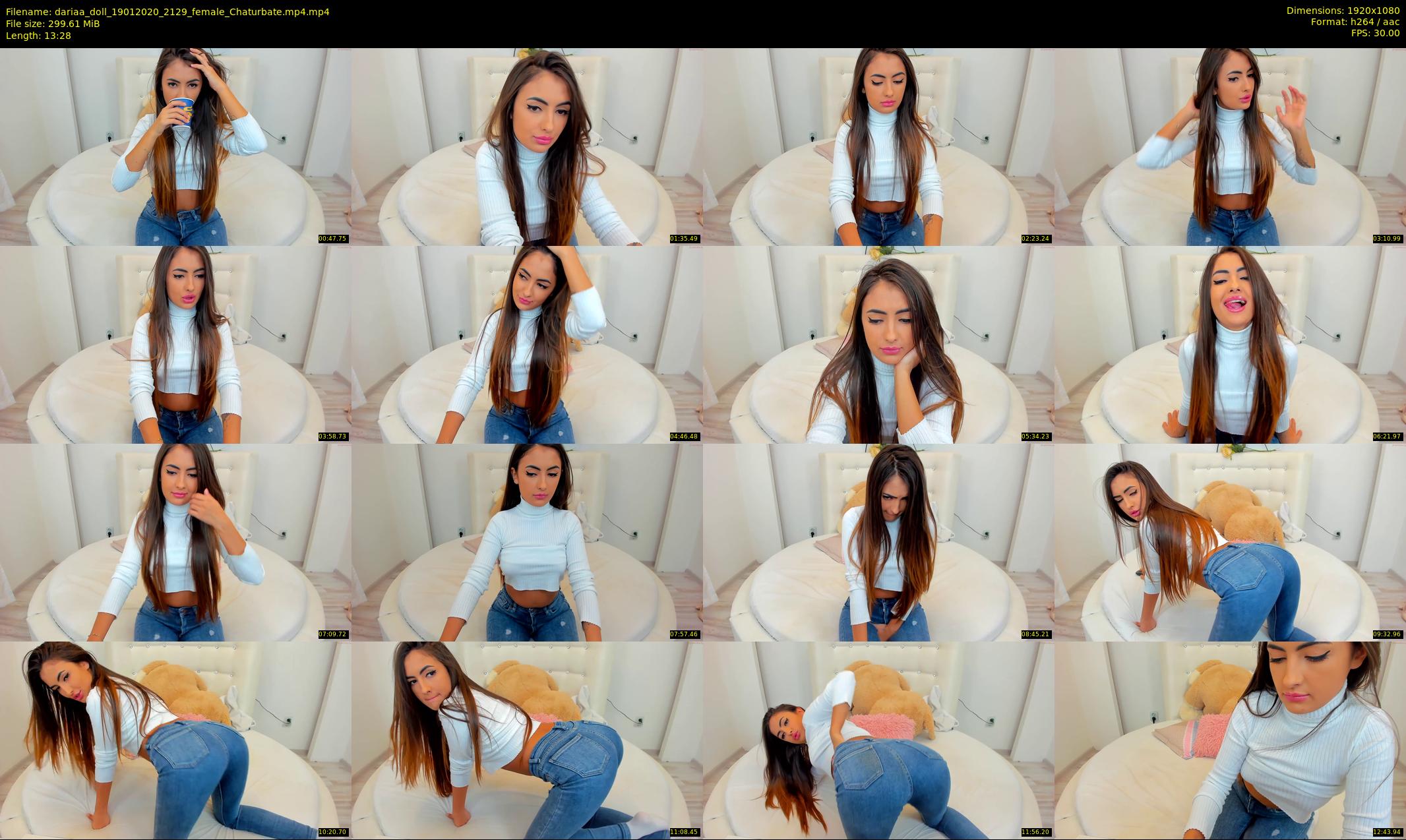 dariaa_doll — 14 minute Chaturbate female cam show recording, 1080p, Jan 19, 2020