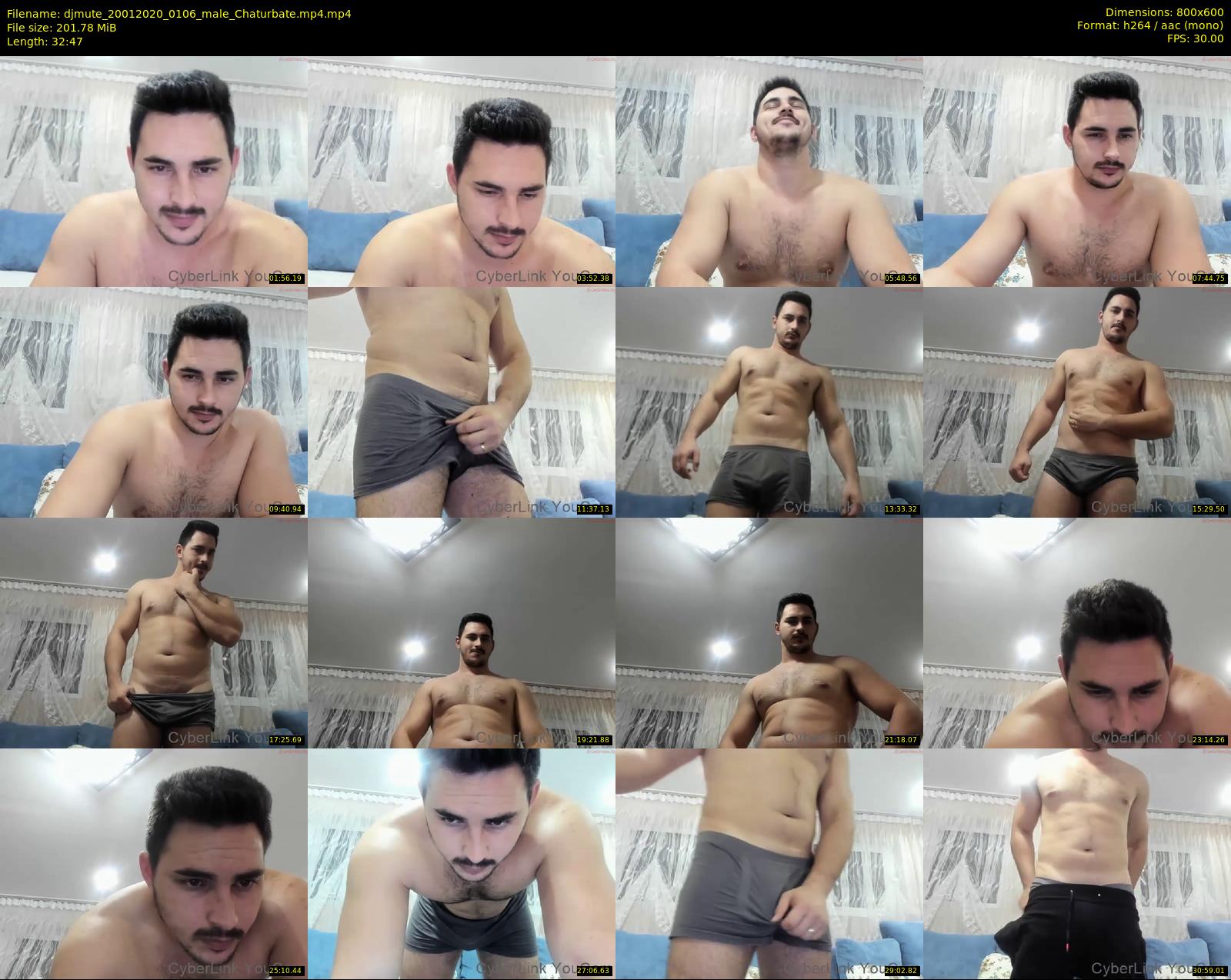 djmute — 33 minute Chaturbate male cam show recording, 480p, Jan 20, 2020