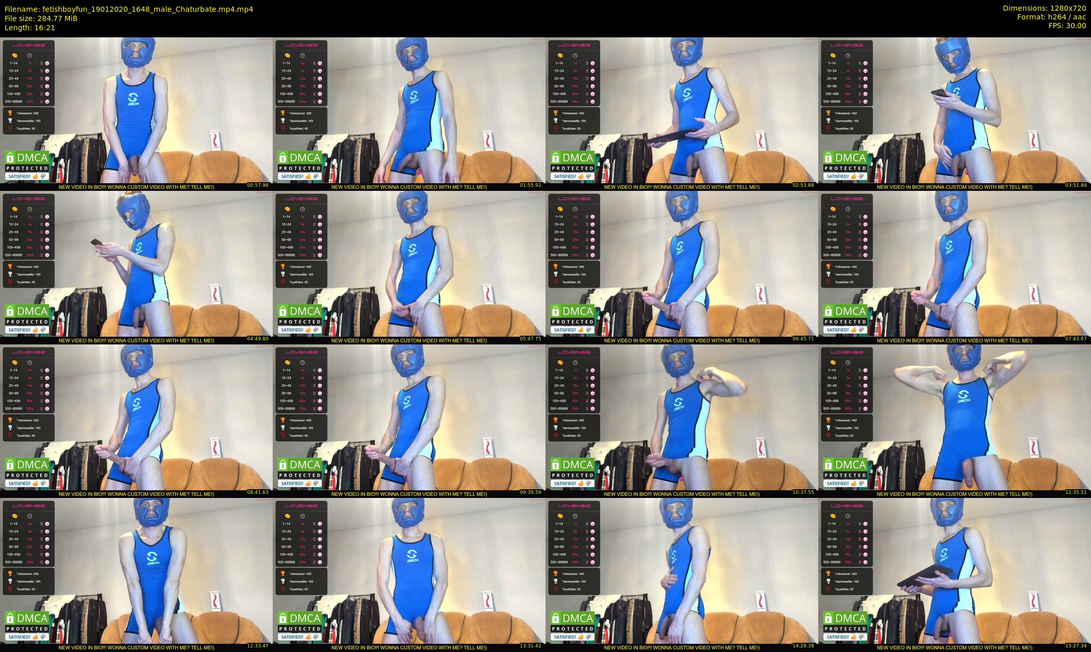 fetishboyfun — 17 minute Chaturbate male cam show recording, 720p, Jan 19, 2020