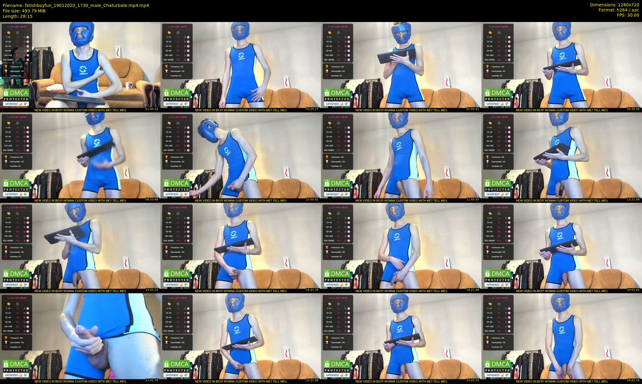 fetishboyfun — 29 minute Chaturbate male cam show recording, 720p, Jan 19, 2020