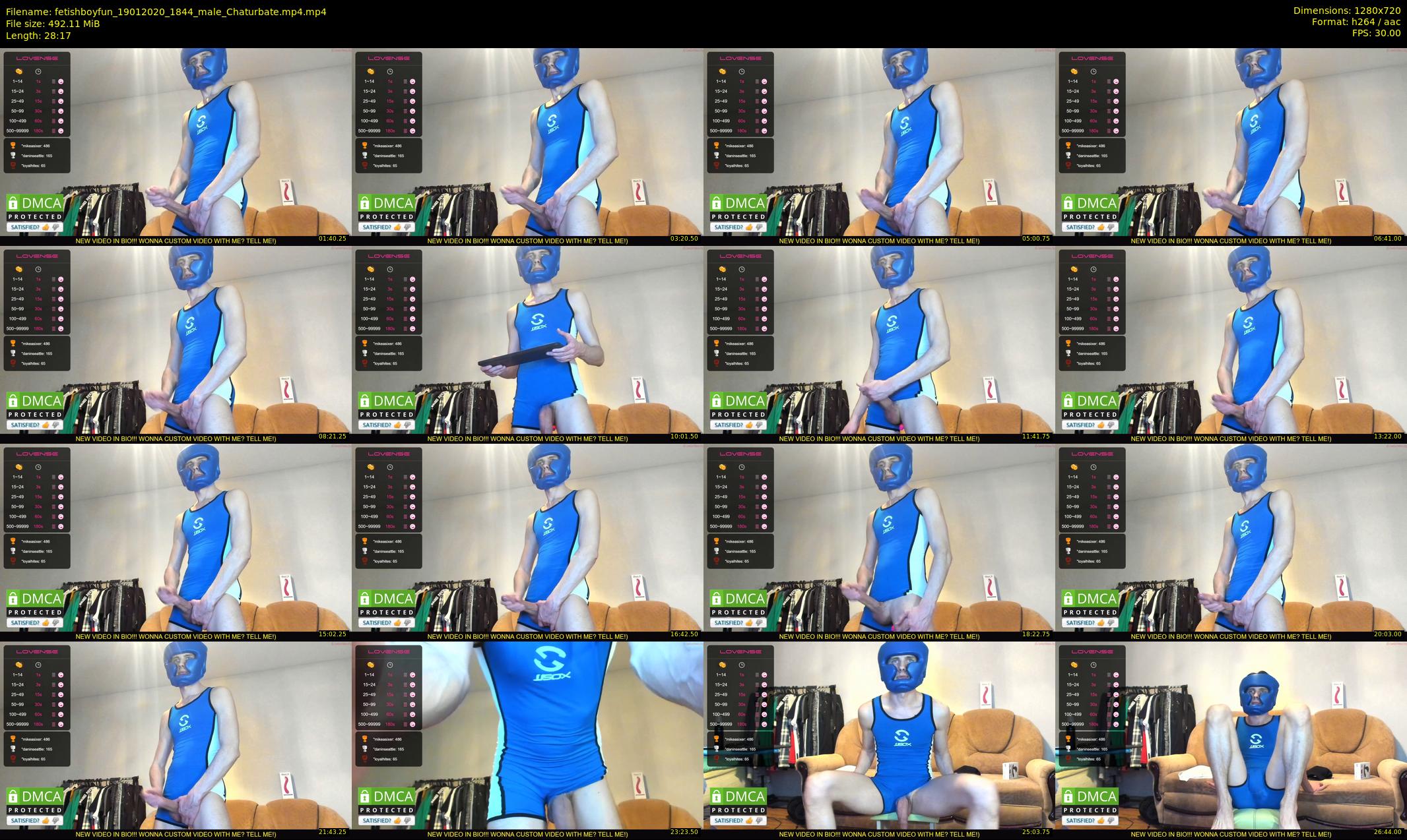 fetishboyfun — 29 minute Chaturbate male cam show recording, 720p, Jan 19, 2020