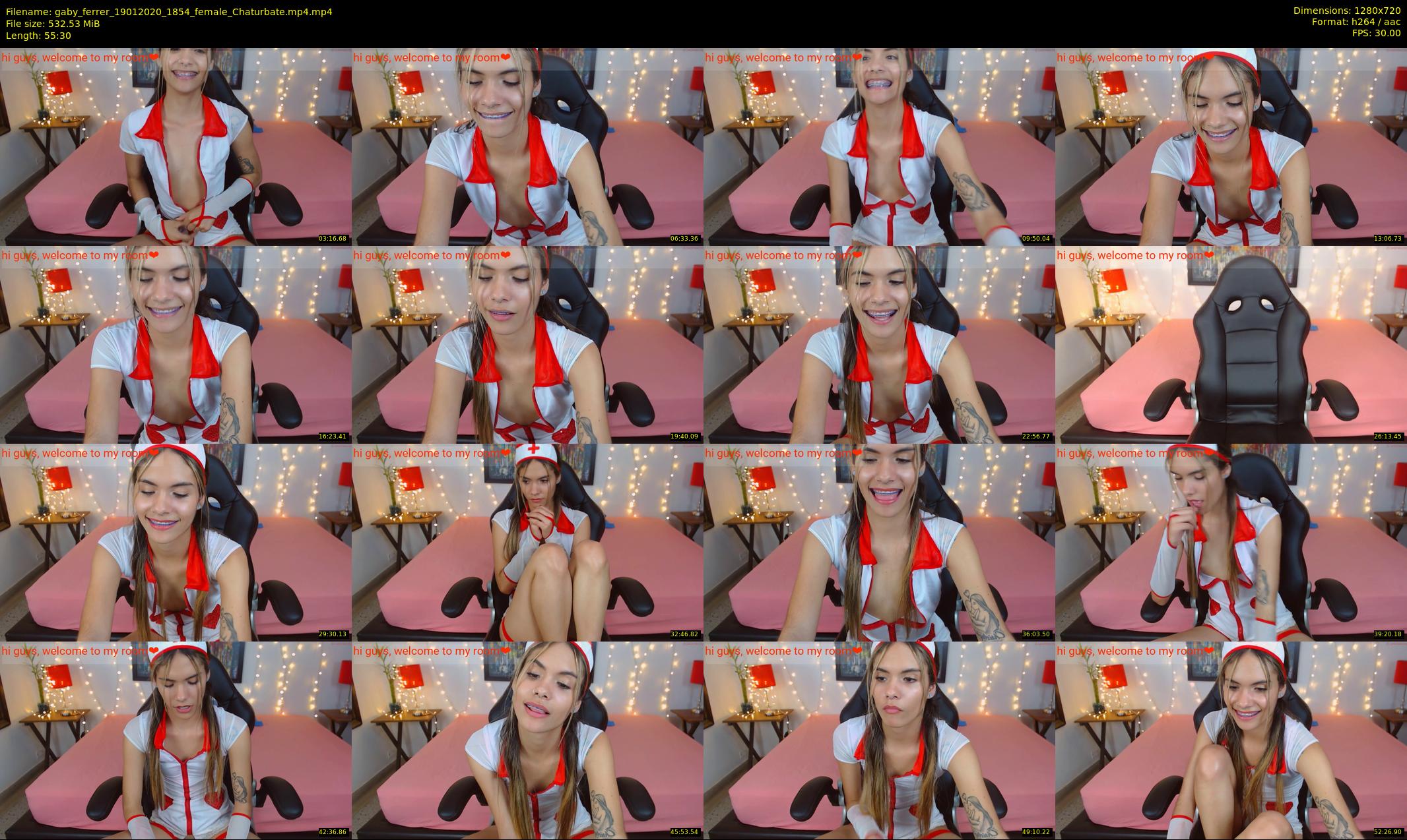 gaby_ferrer — 56 minute Chaturbate female cam show recording, 720p, Jan 19, 2020