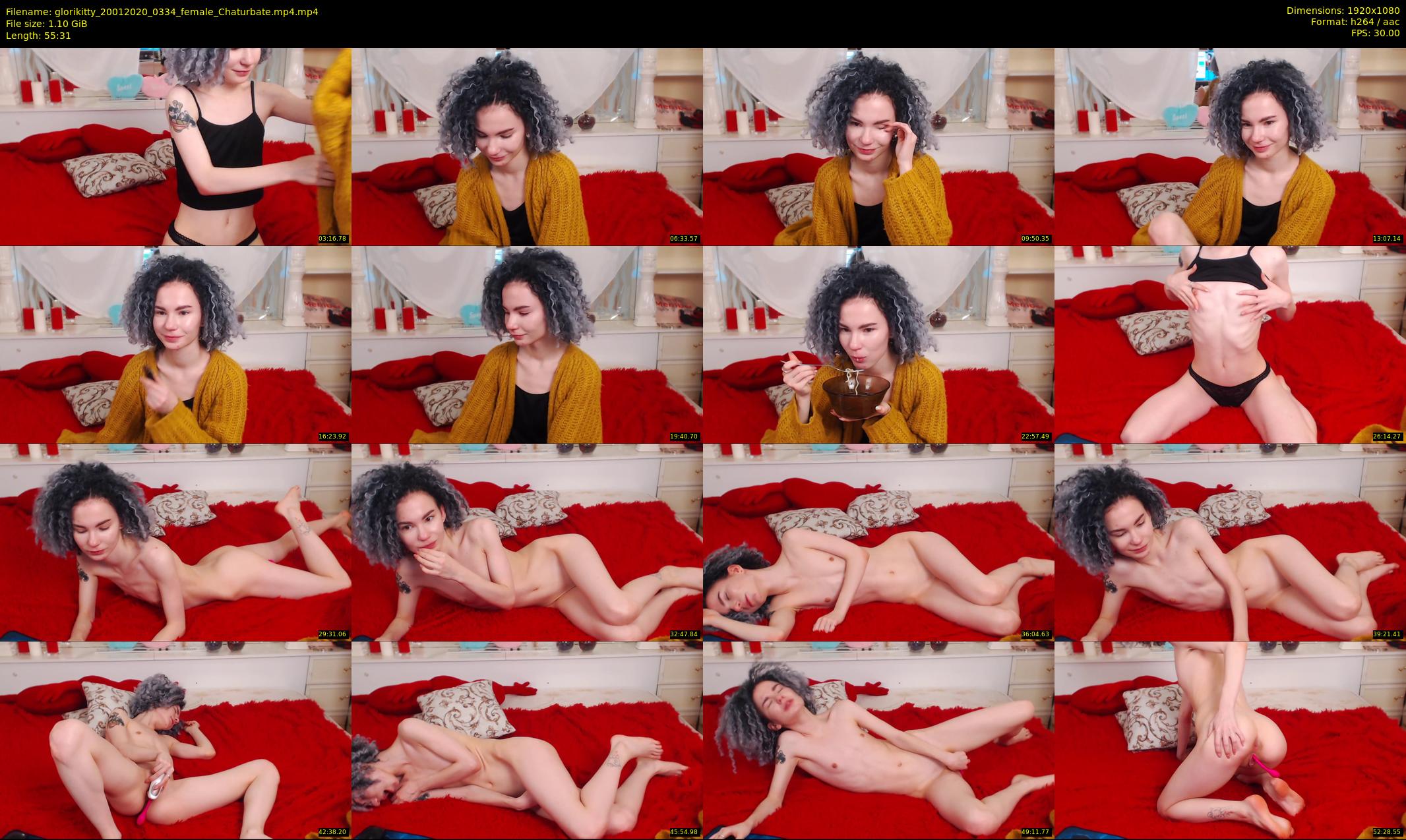 glorikitty — 56 minute Chaturbate female cam show recording, 1080p, Jan 20, 2020