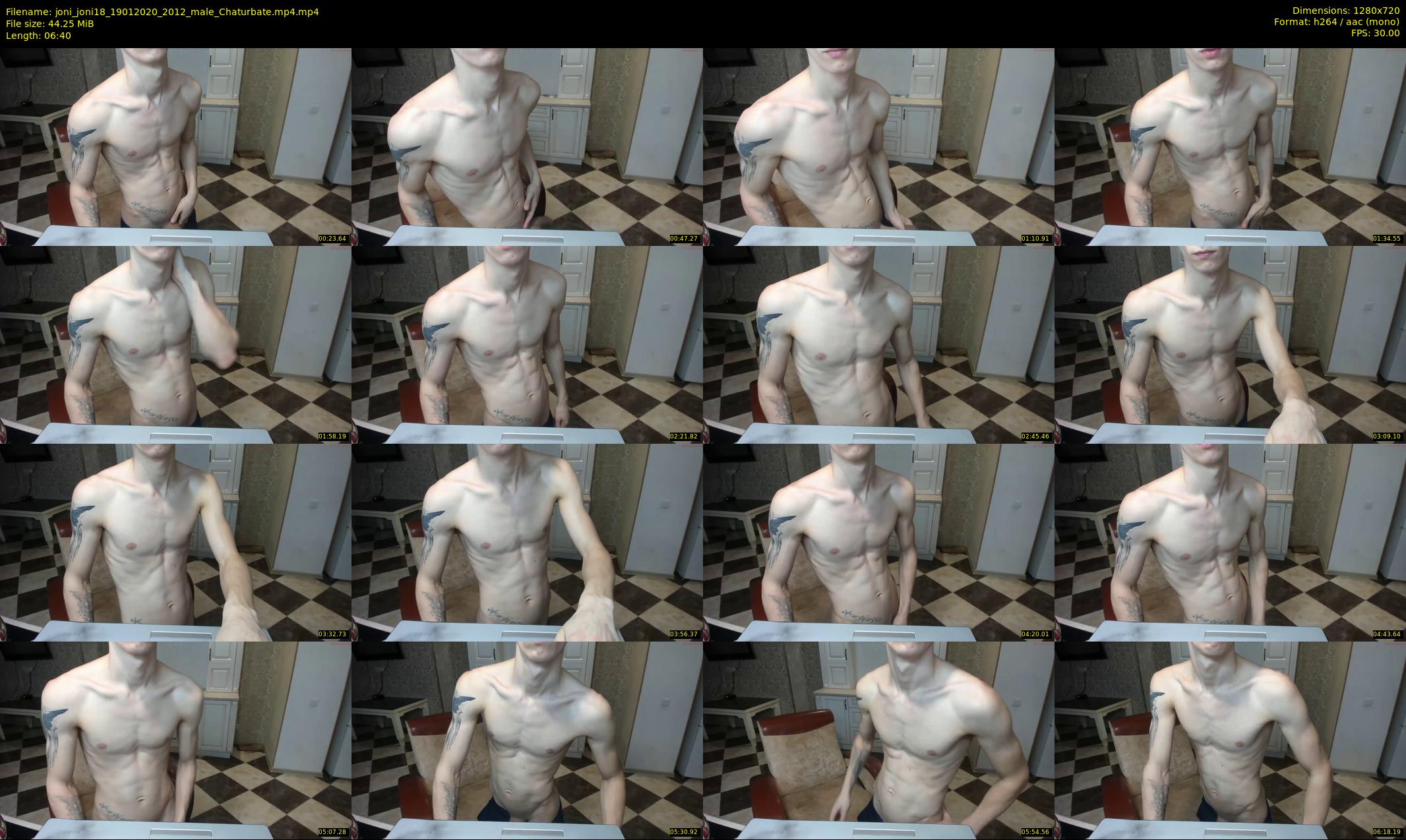joni_joni18 — 7 minute Chaturbate male cam show recording, 720p, Jan 19, 2020