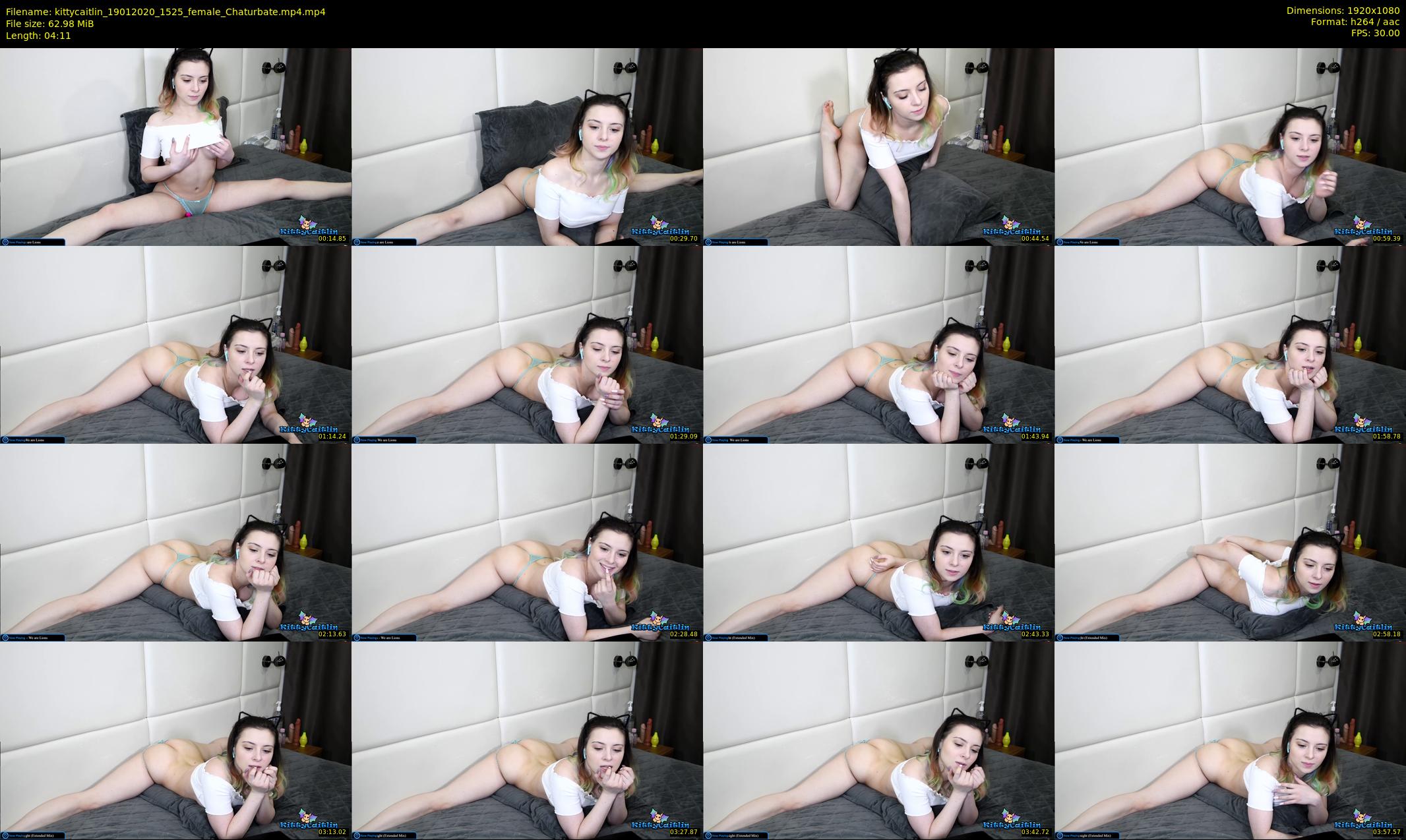 kittycaitlin — 5 minute Chaturbate female cam show recording, 1080p, Jan 19, 2020