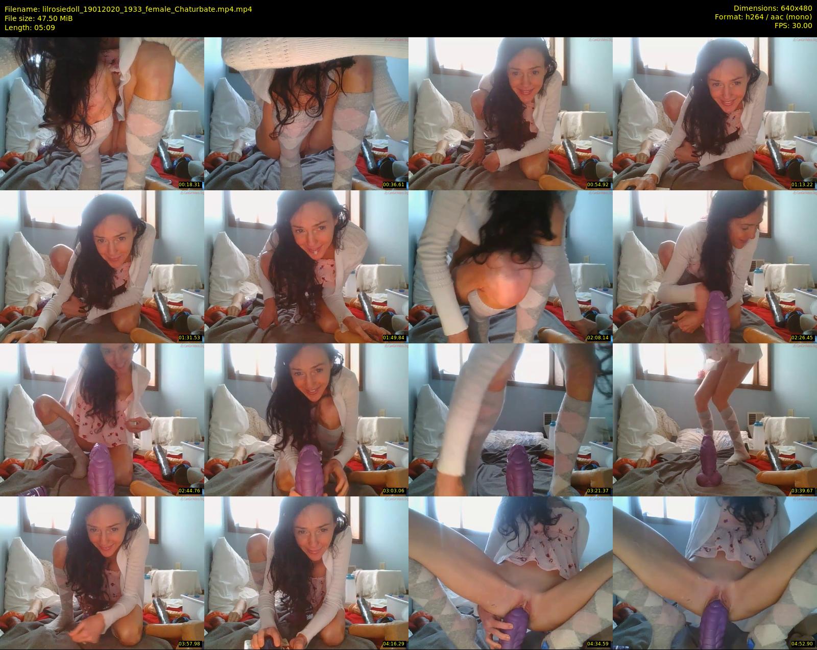 lilrosiedoll — 6 minute Chaturbate female cam show recording, 480p, Jan 19, 2020
