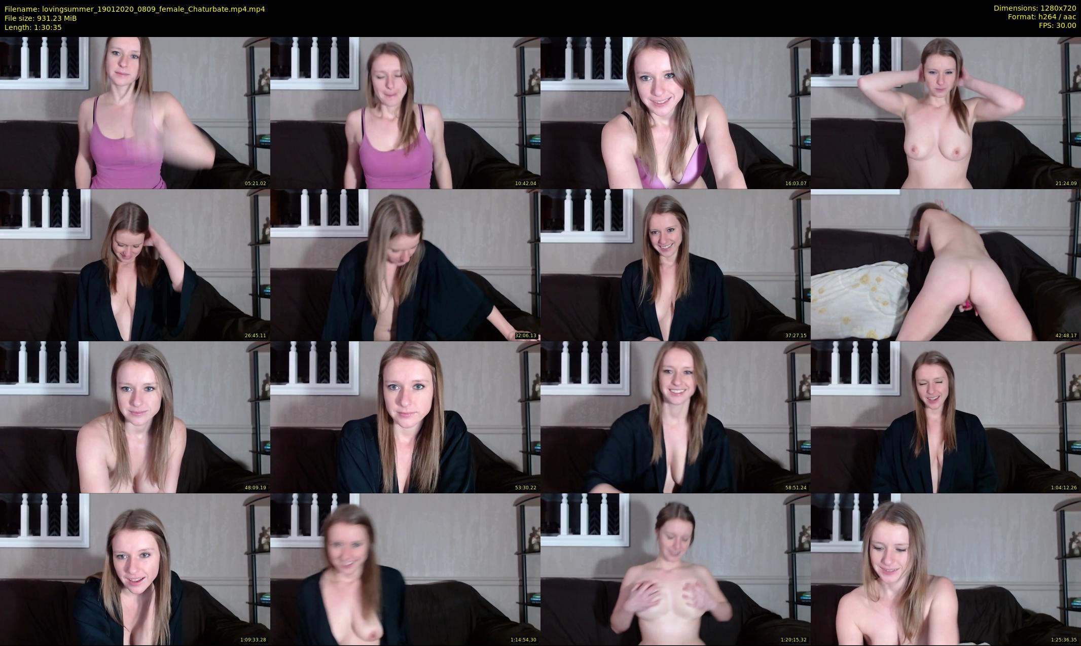 lovingsummer — 91 minute Chaturbate female cam show recording, 720p, Jan 19, 2020
