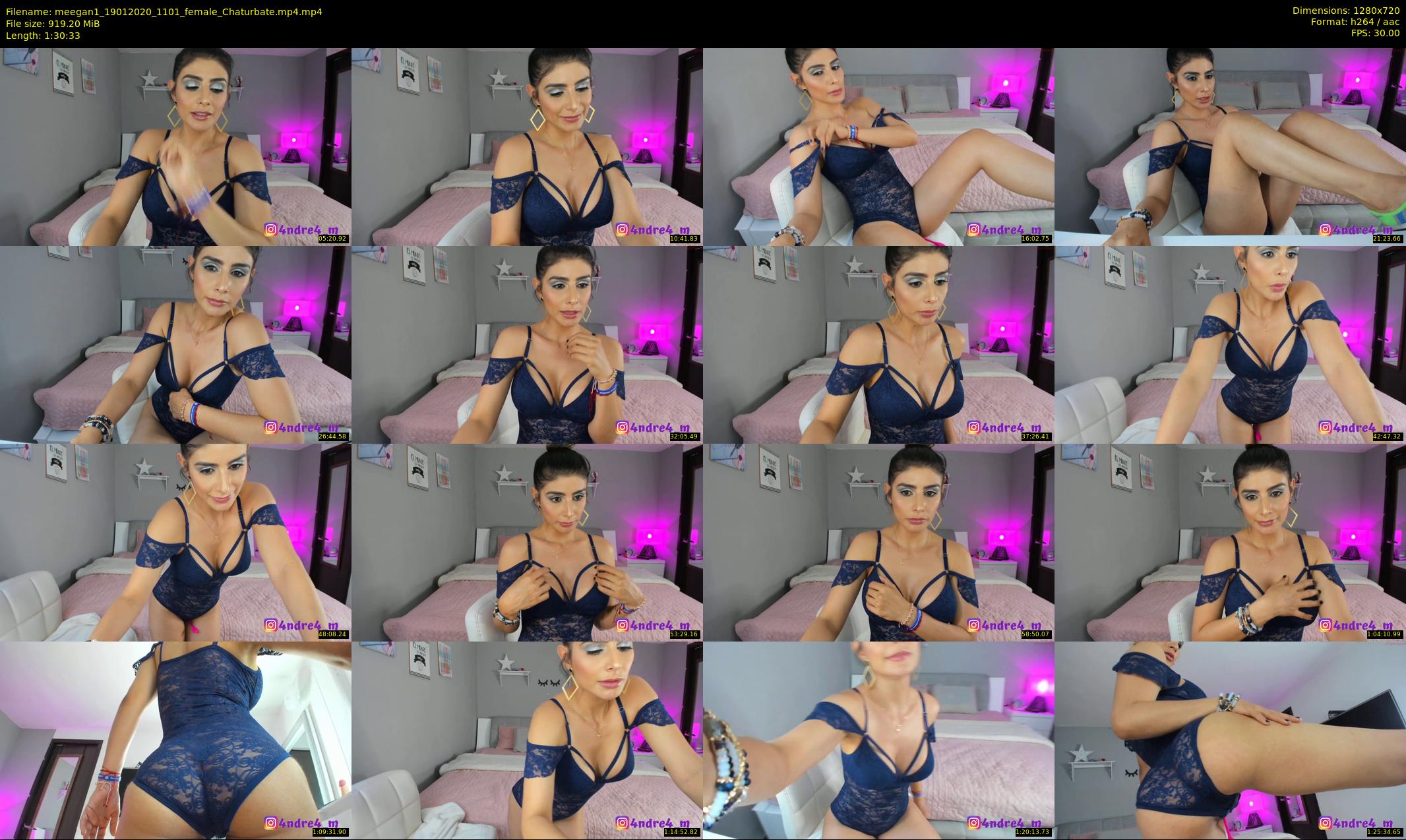 meegan1 — 91 minute Chaturbate female cam show recording, 720p, Jan 19, 2020