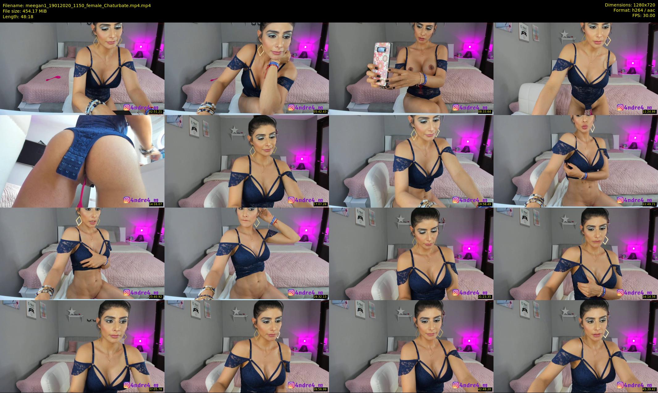 meegan1 — 49 minute Chaturbate female cam show recording, 720p, Jan 19, 2020