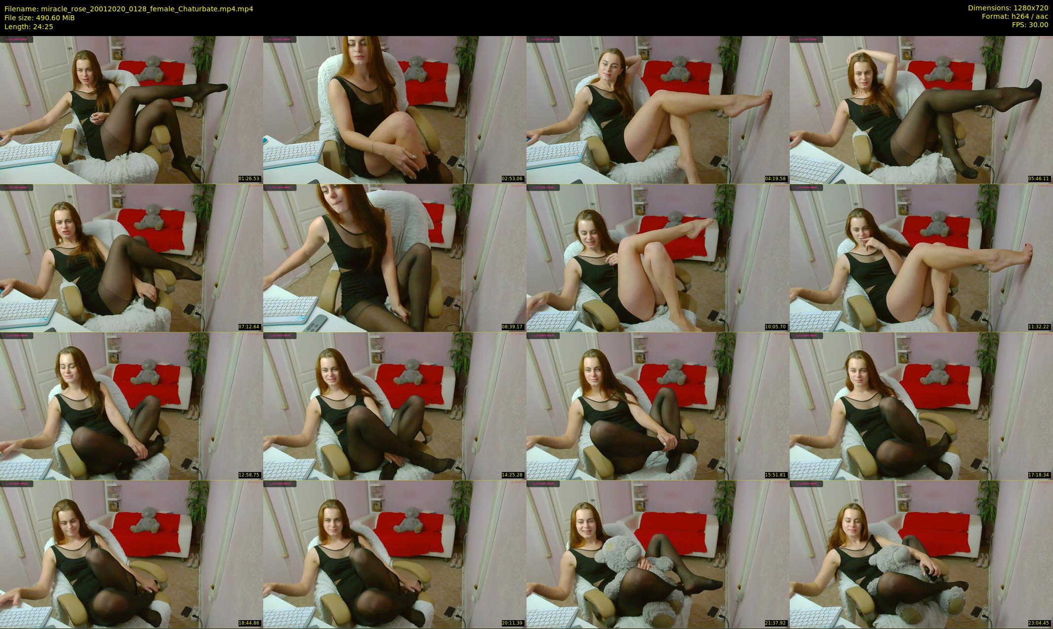 miracle_rose — 25 minute Chaturbate female cam show recording, 720p, Jan 20, 2020