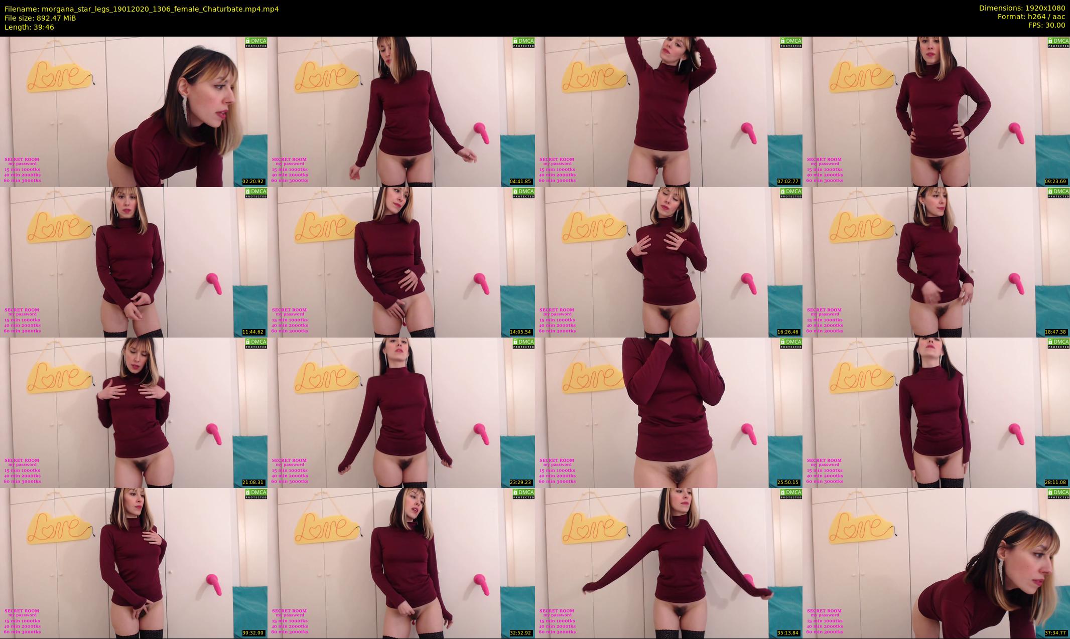 morgana_star_legs — 40 minute Chaturbate female cam show recording, 1080p, Jan 19, 2020