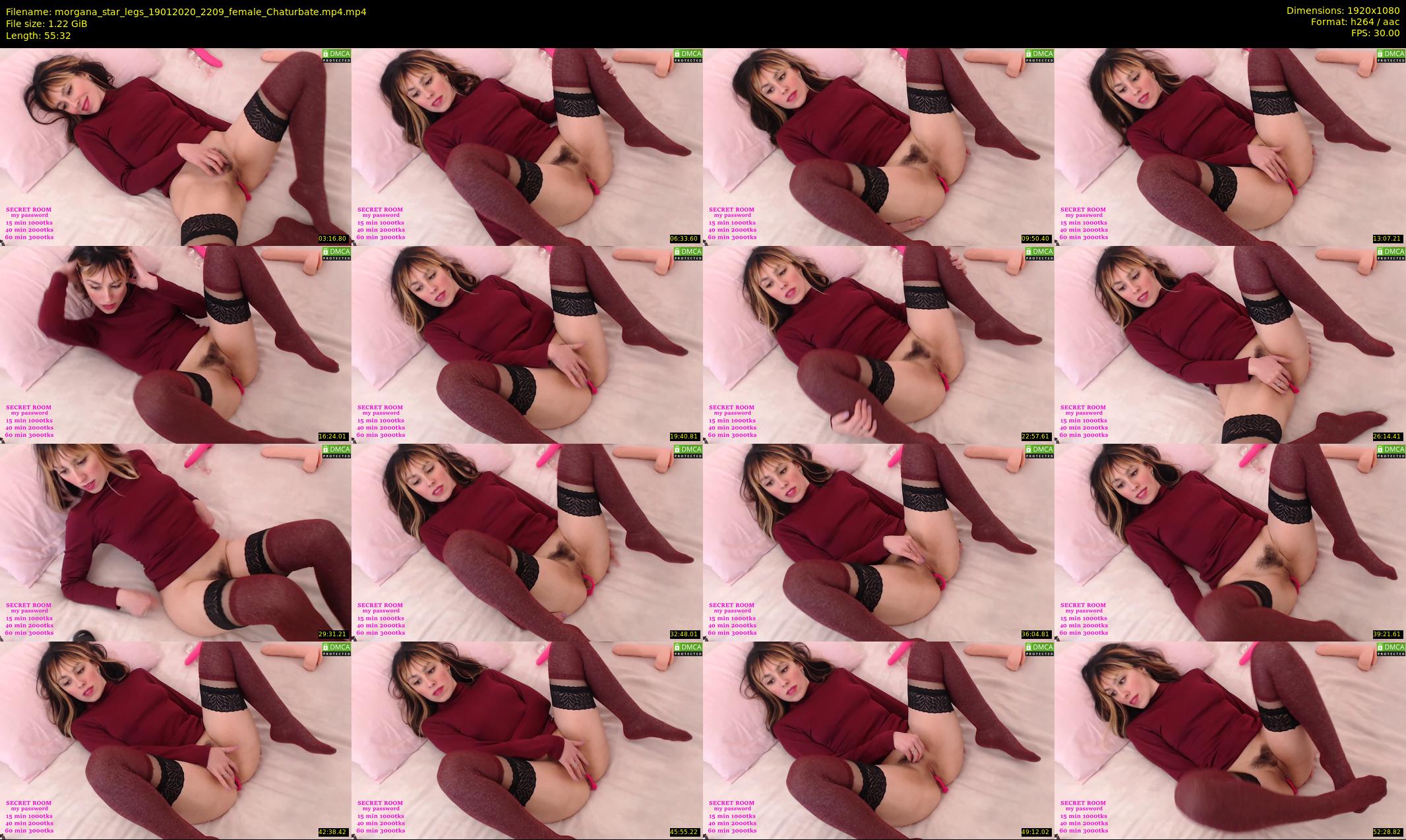 morgana_star_legs — 56 minute Chaturbate female cam show recording, 1080p, Jan 19, 2020