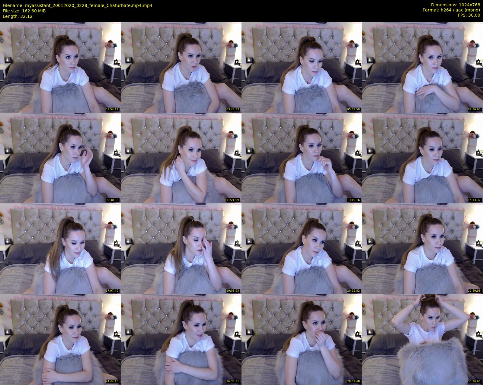myassistant — 33 minute Chaturbate female cam show recording, 720p, Jan 20, 2020