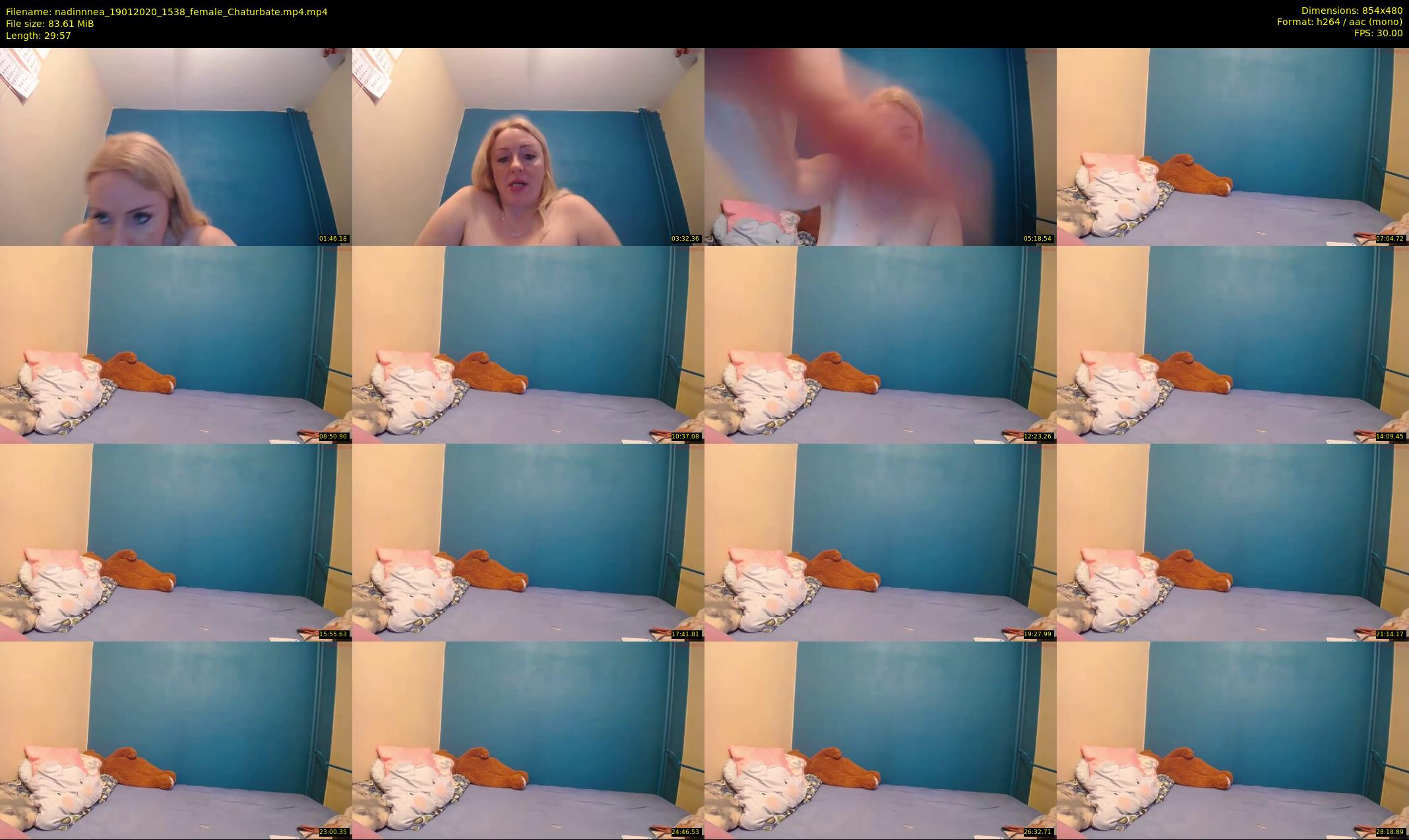 nadinnnea — 30 minute Chaturbate female cam show recording, 480p, Jan 19, 2020