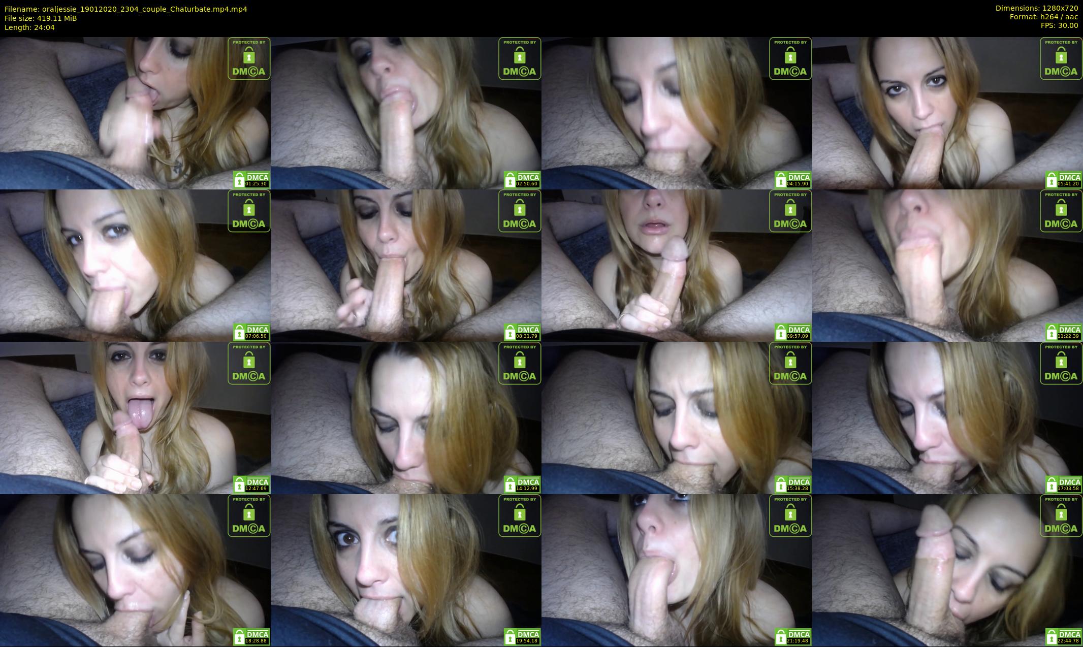 oraljessie — 25 minute Chaturbate couple cam show recording, 720p, Jan 19, 2020