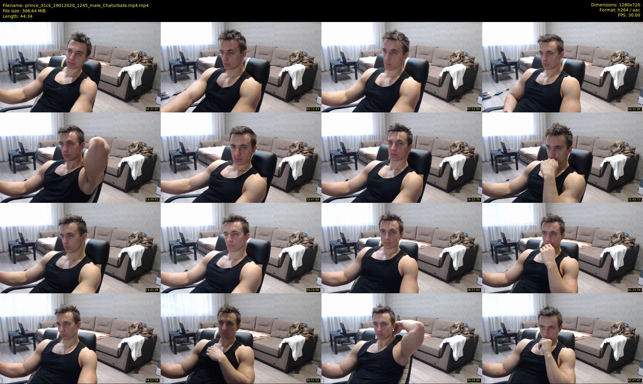 prince_d1ck — 45 minute Chaturbate male cam show recording, 720p, Jan 19, 2020