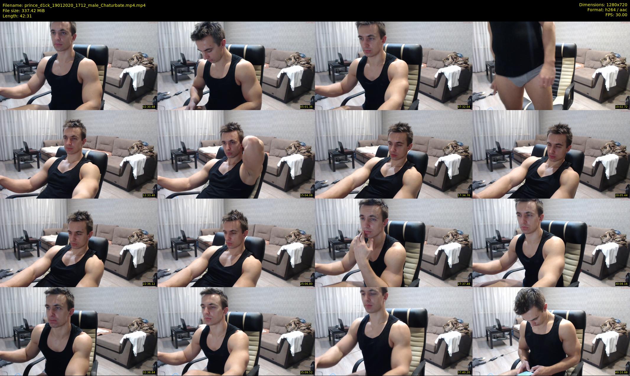 prince_d1ck — 43 minute Chaturbate male cam show recording, 720p, Jan 19, 2020
