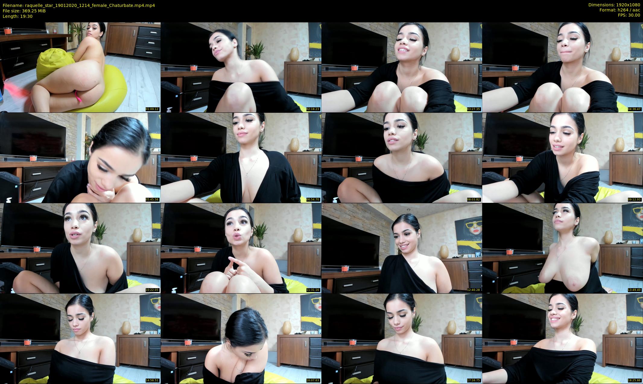 raquelle_star — 20 minute Chaturbate couple cam show recording, 1080p, Jan 19, 2020