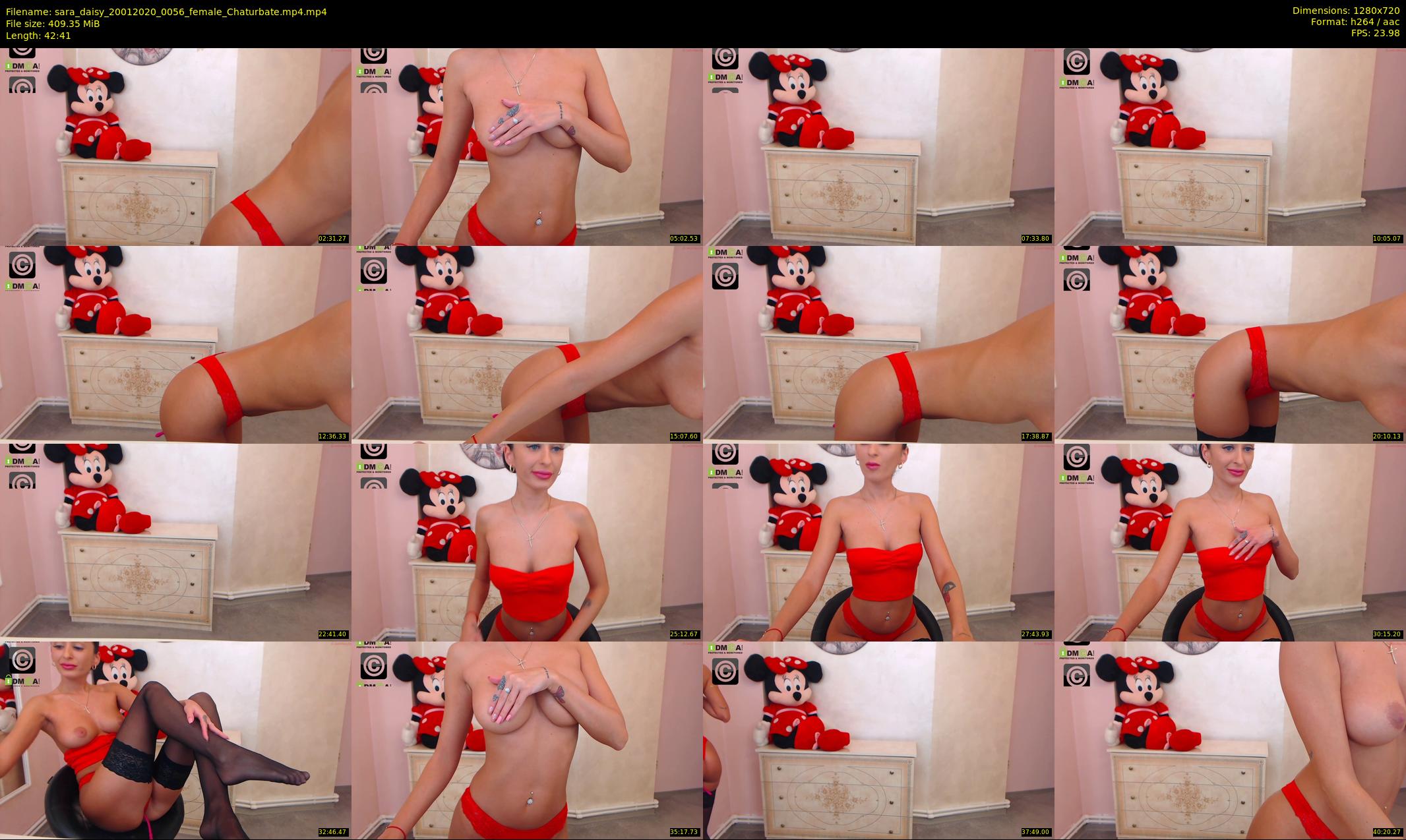 sara_daisy — 43 minute Chaturbate female cam show recording, 720p, Jan 20, 2020