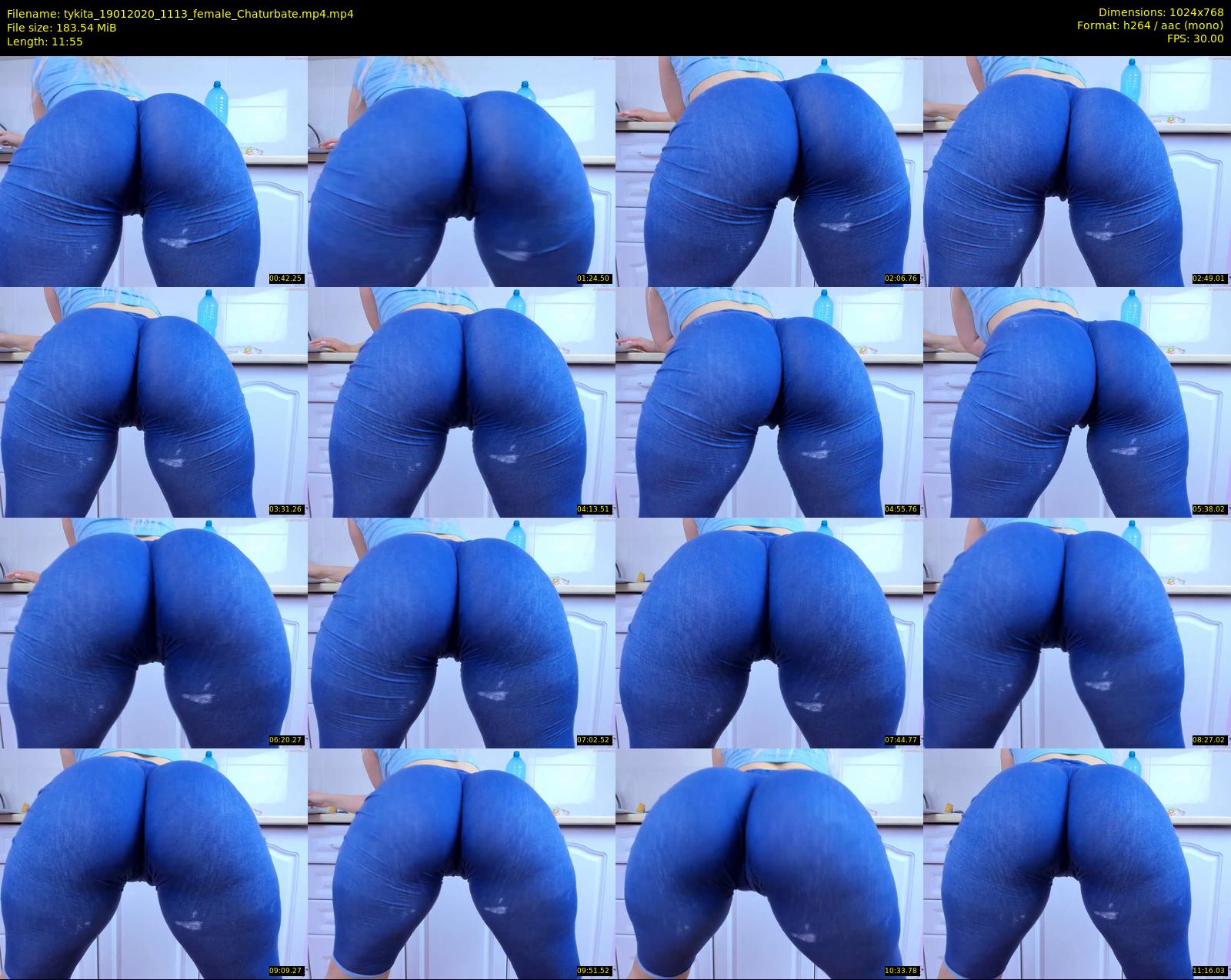 tykita — 12 minute Chaturbate female cam show recording, 720p, Jan 19, 2020
