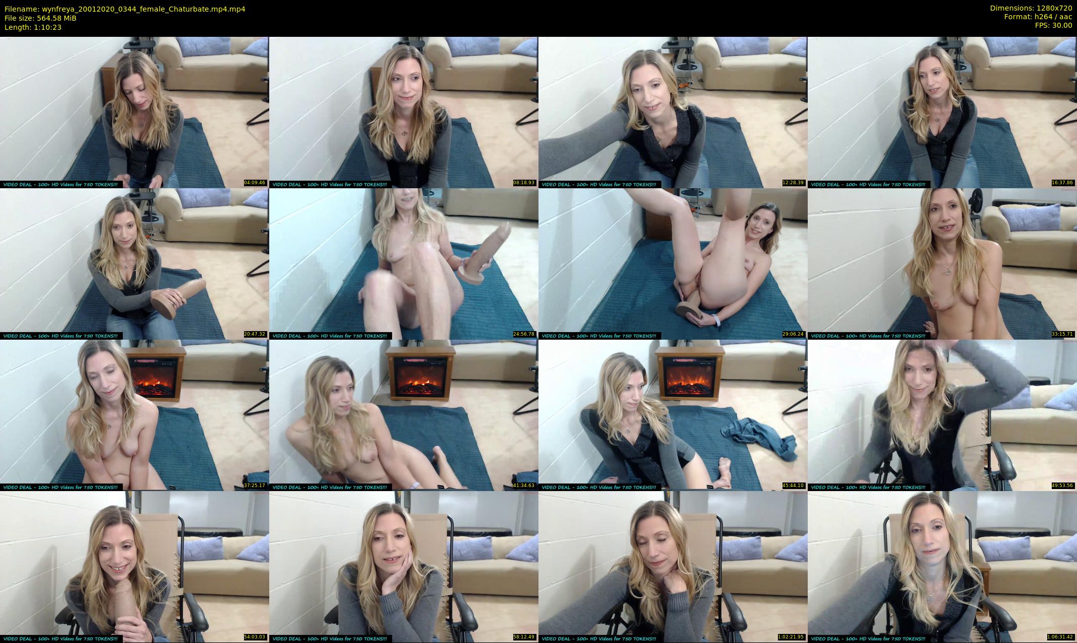 wynfreya — 71 minute Chaturbate female cam show recording, 720p, Jan 20, 2020