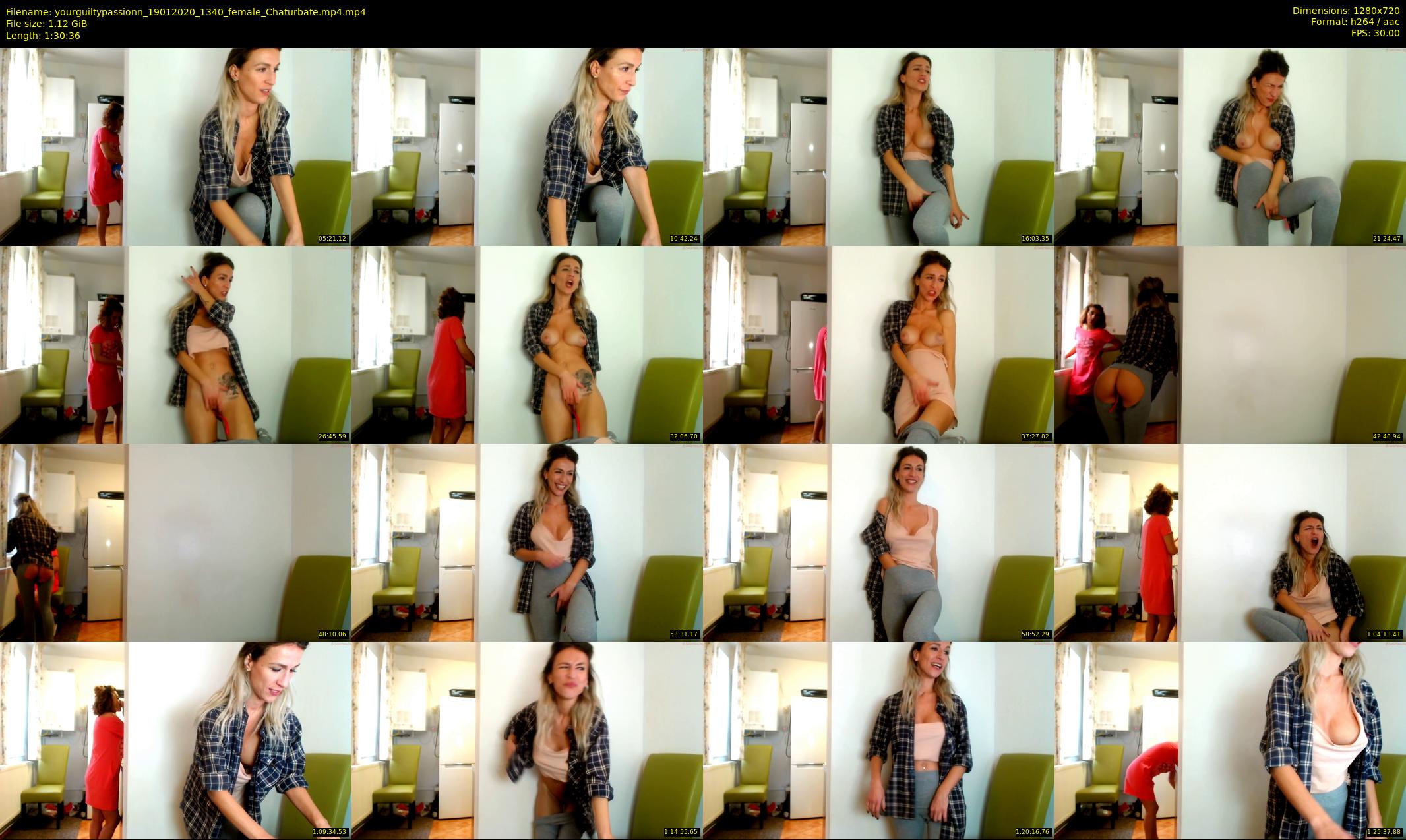 yourguiltypassionn — 91 minute Chaturbate female cam show recording, 720p, Jan 19, 2020