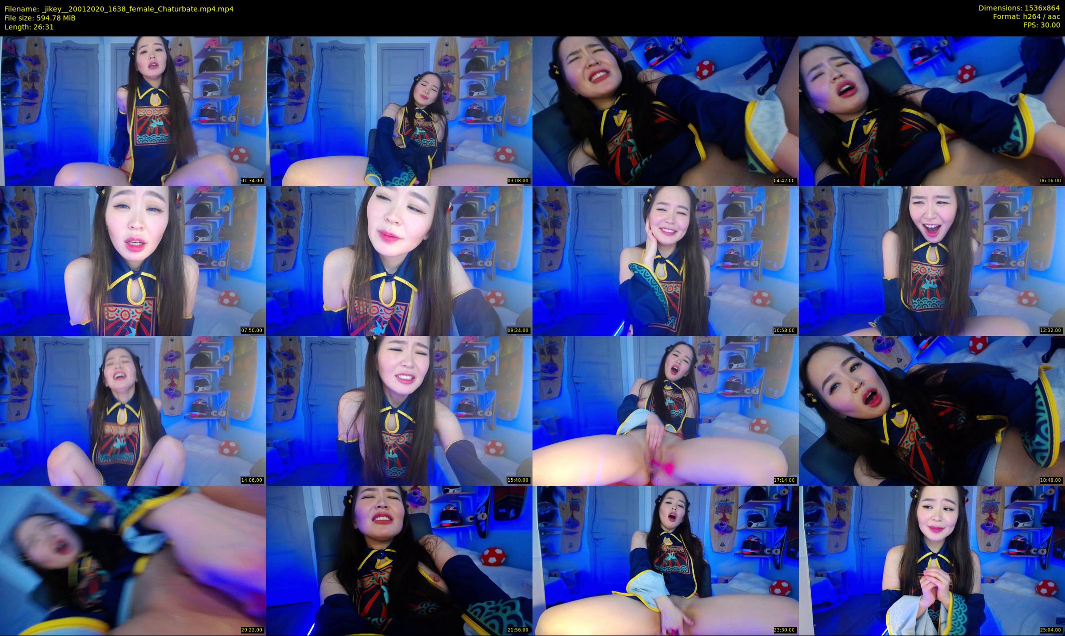 _jikey_ — 27 minute Chaturbate female cam show recording, 720p, Jan 20, 2020