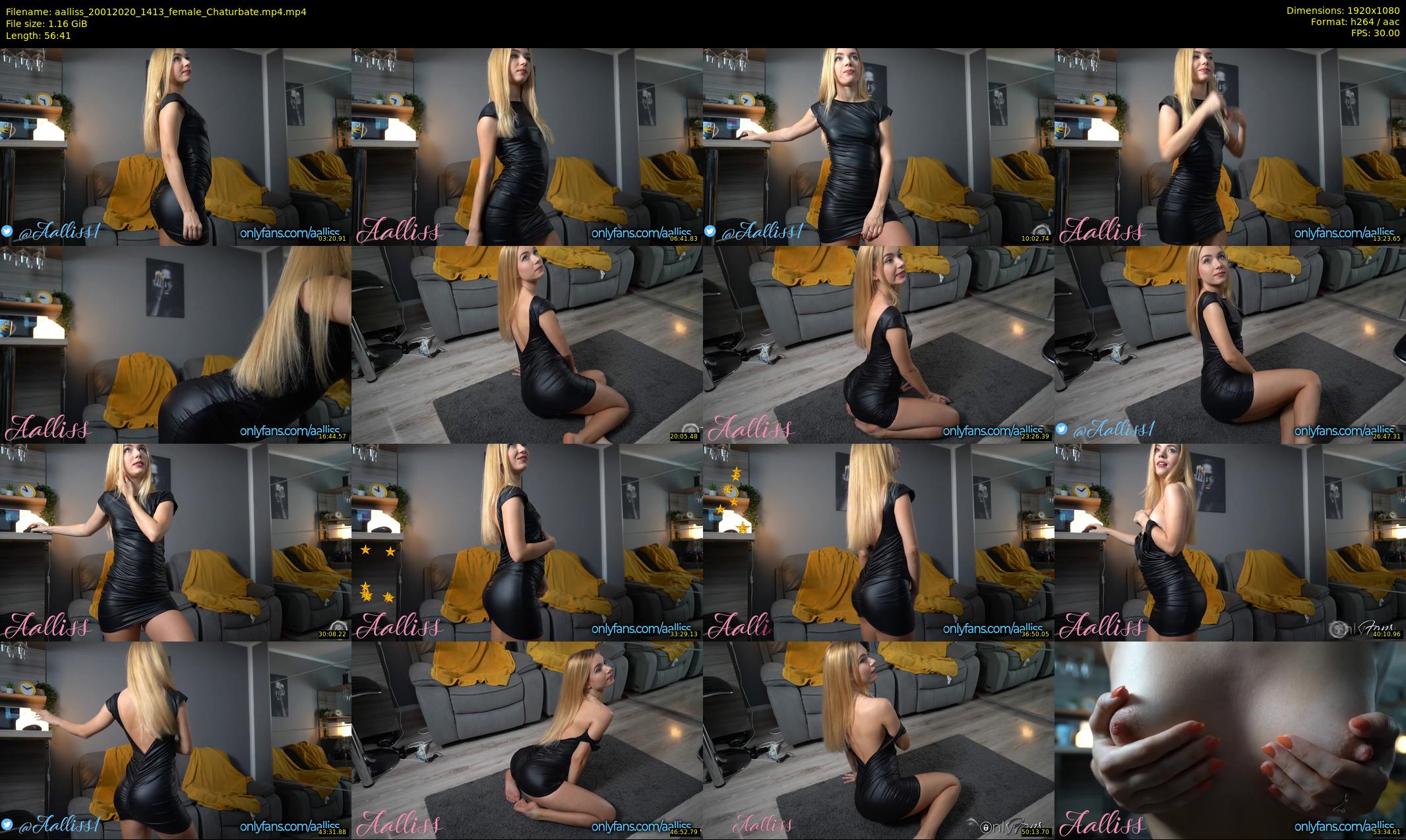aalliss — 57 minute Chaturbate female cam show recording, 1080p, Jan 20, 2020