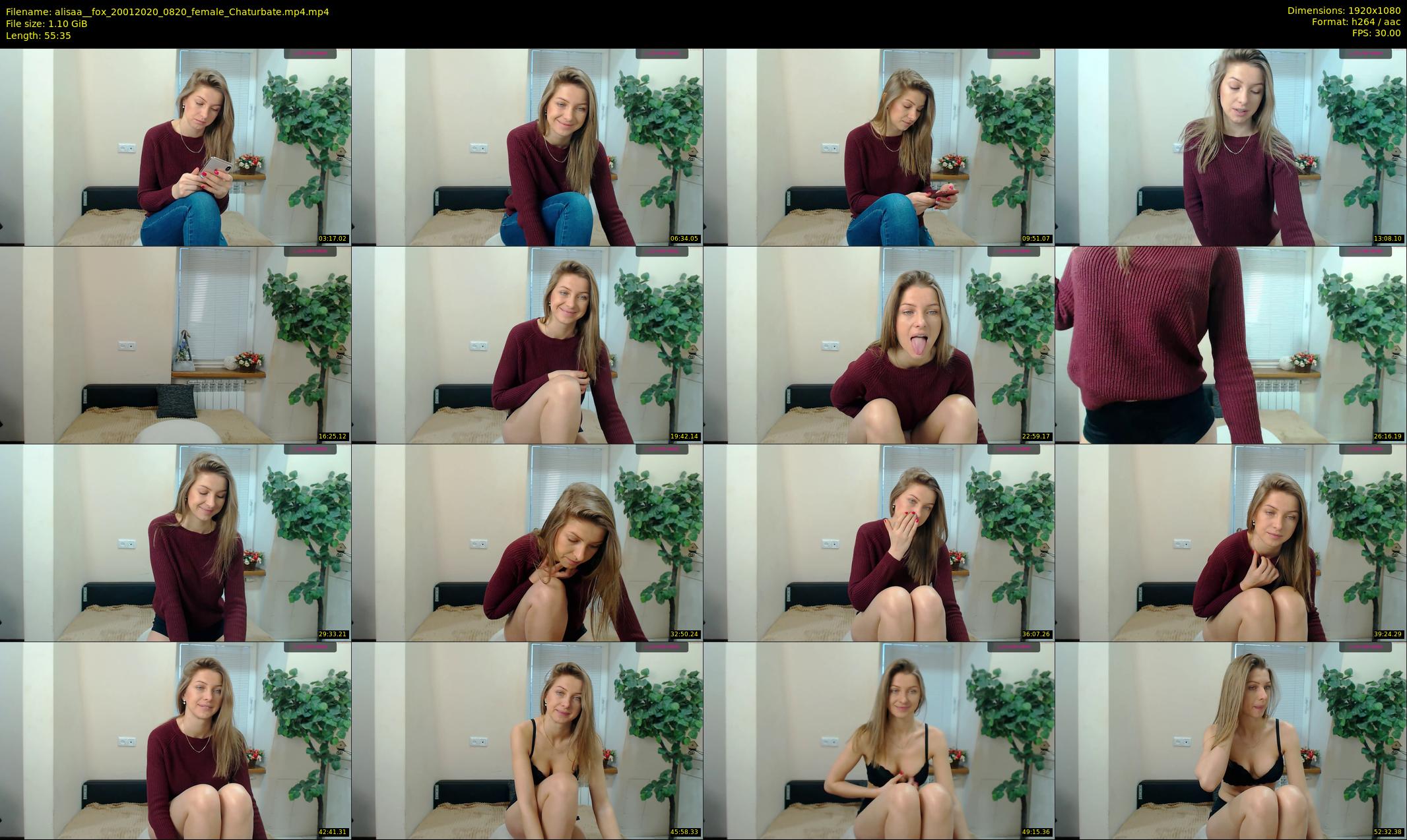 alisaa__fox — 56 minute Chaturbate female cam show recording, 1080p, Jan 20, 2020