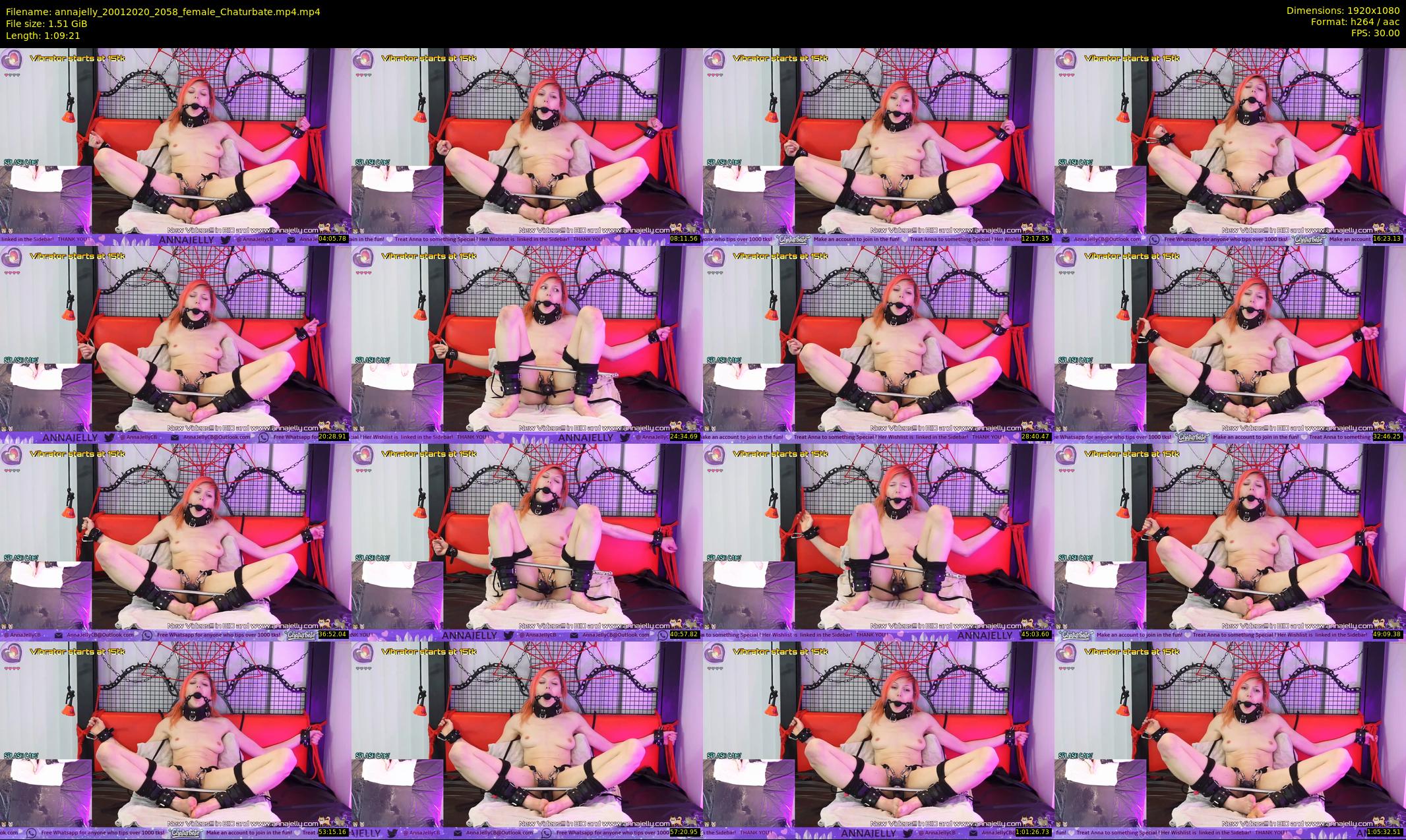 annajelly — 70 minute Chaturbate couple cam show recording, 1080p, Jan 20, 2020