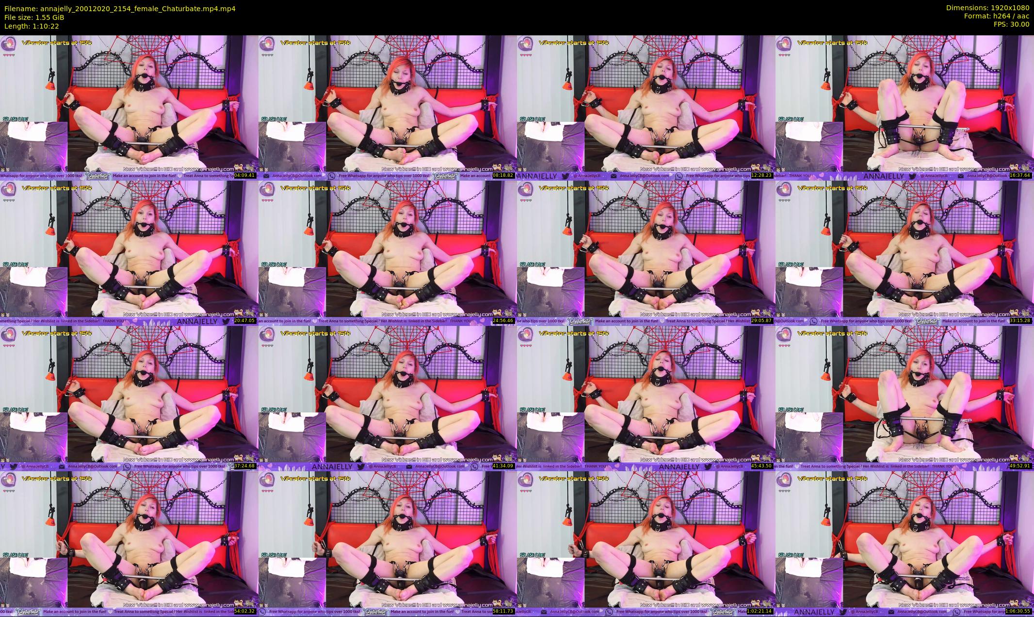 annajelly — 71 minute Chaturbate couple cam show recording, 1080p, Jan 20, 2020