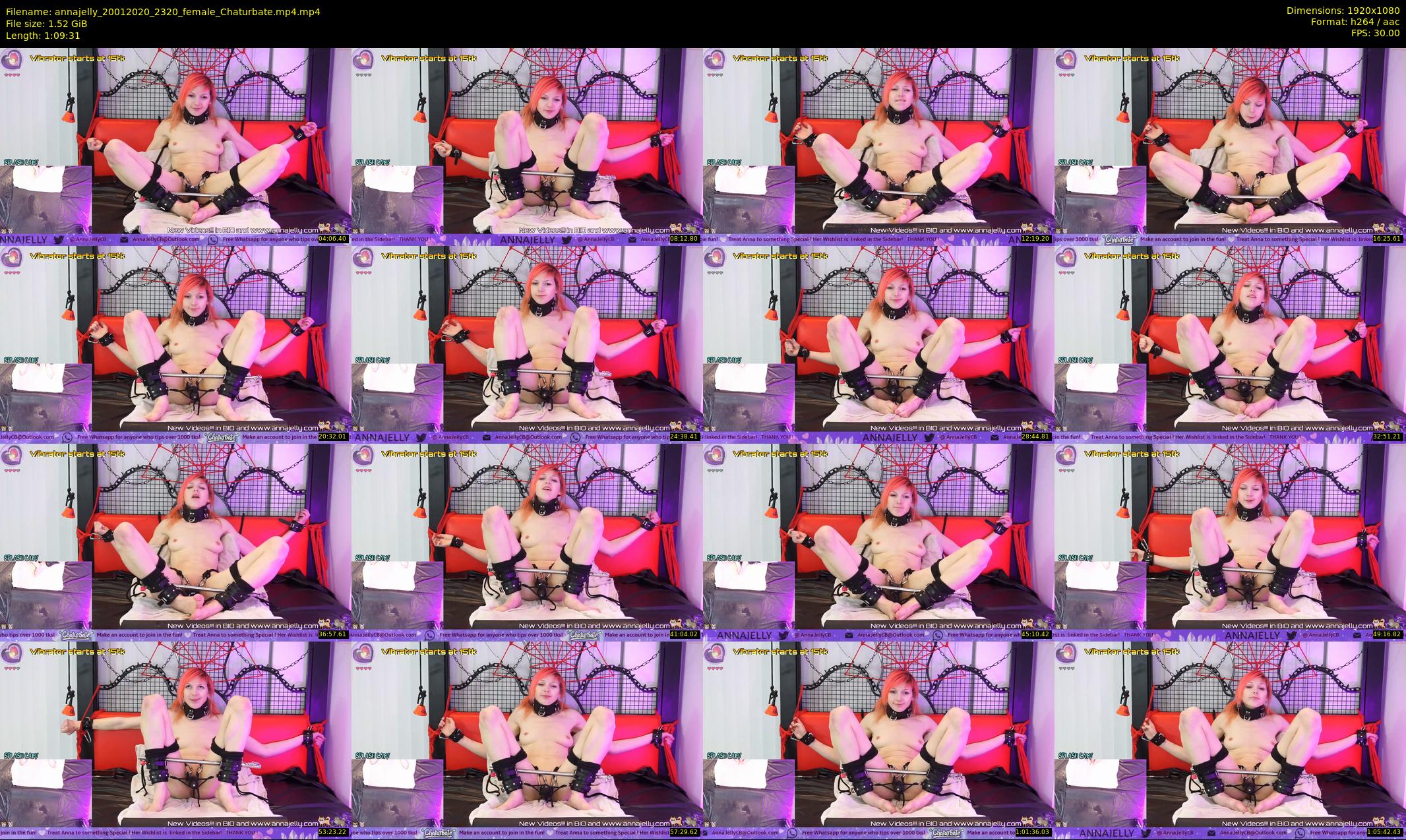 annajelly — 70 minute Chaturbate couple cam show recording, 1080p, Jan 20, 2020