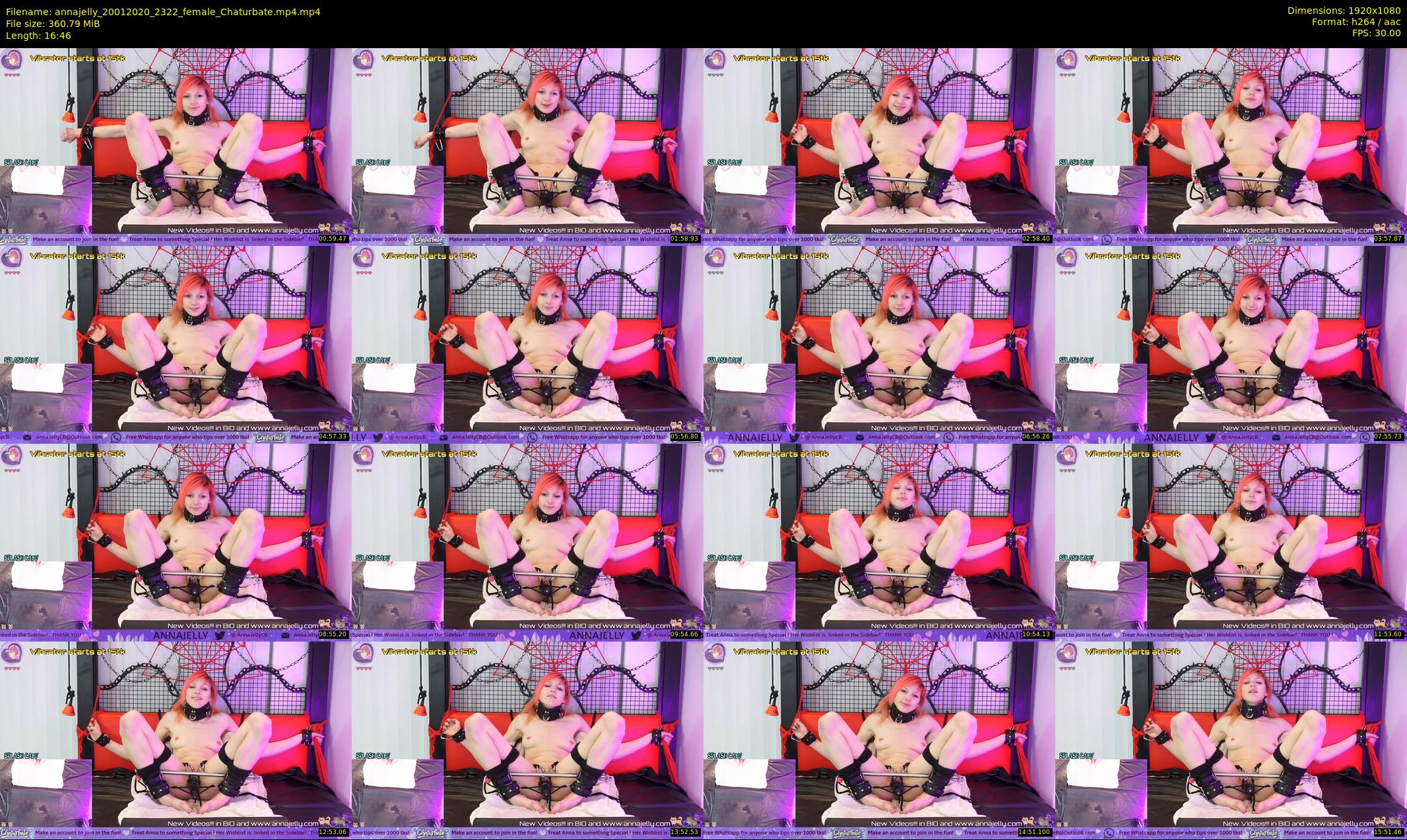annajelly — 17 minute Chaturbate couple cam show recording, 1080p, Jan 20, 2020