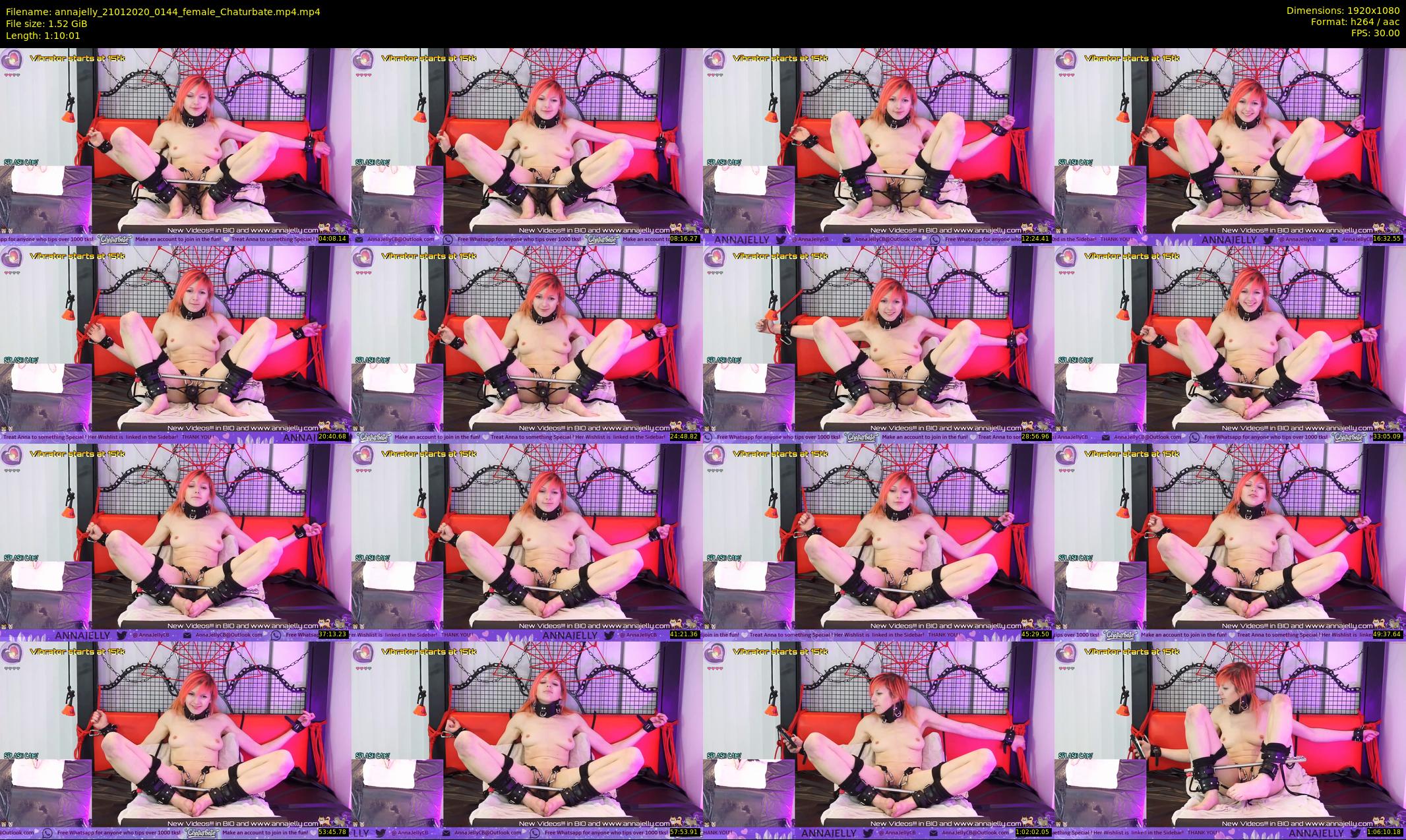 annajelly — 71 minute Chaturbate couple cam show recording, 1080p, Jan 21, 2020