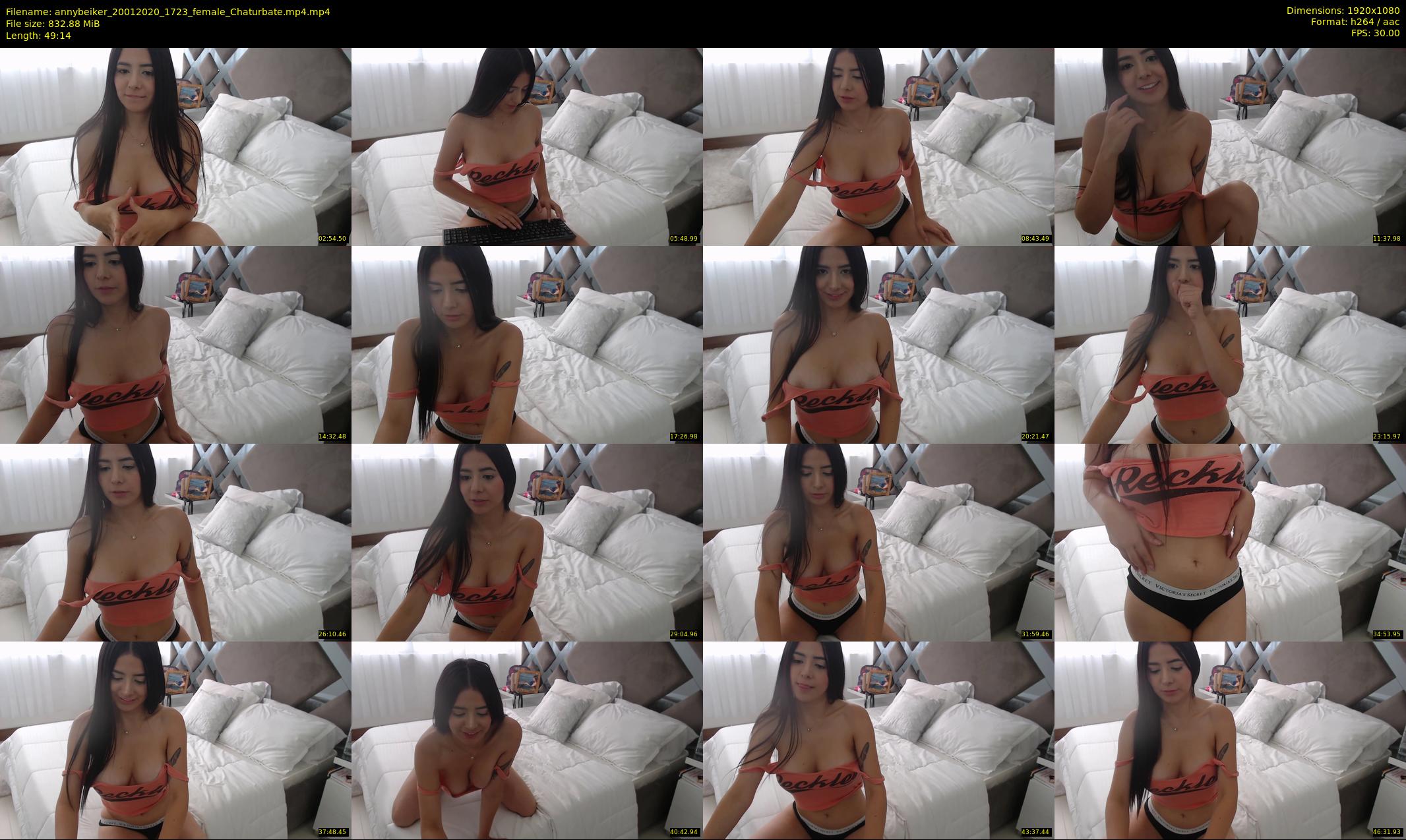 annybeiker — 50 minute Chaturbate female cam show recording, 1080p, Jan 20, 2020