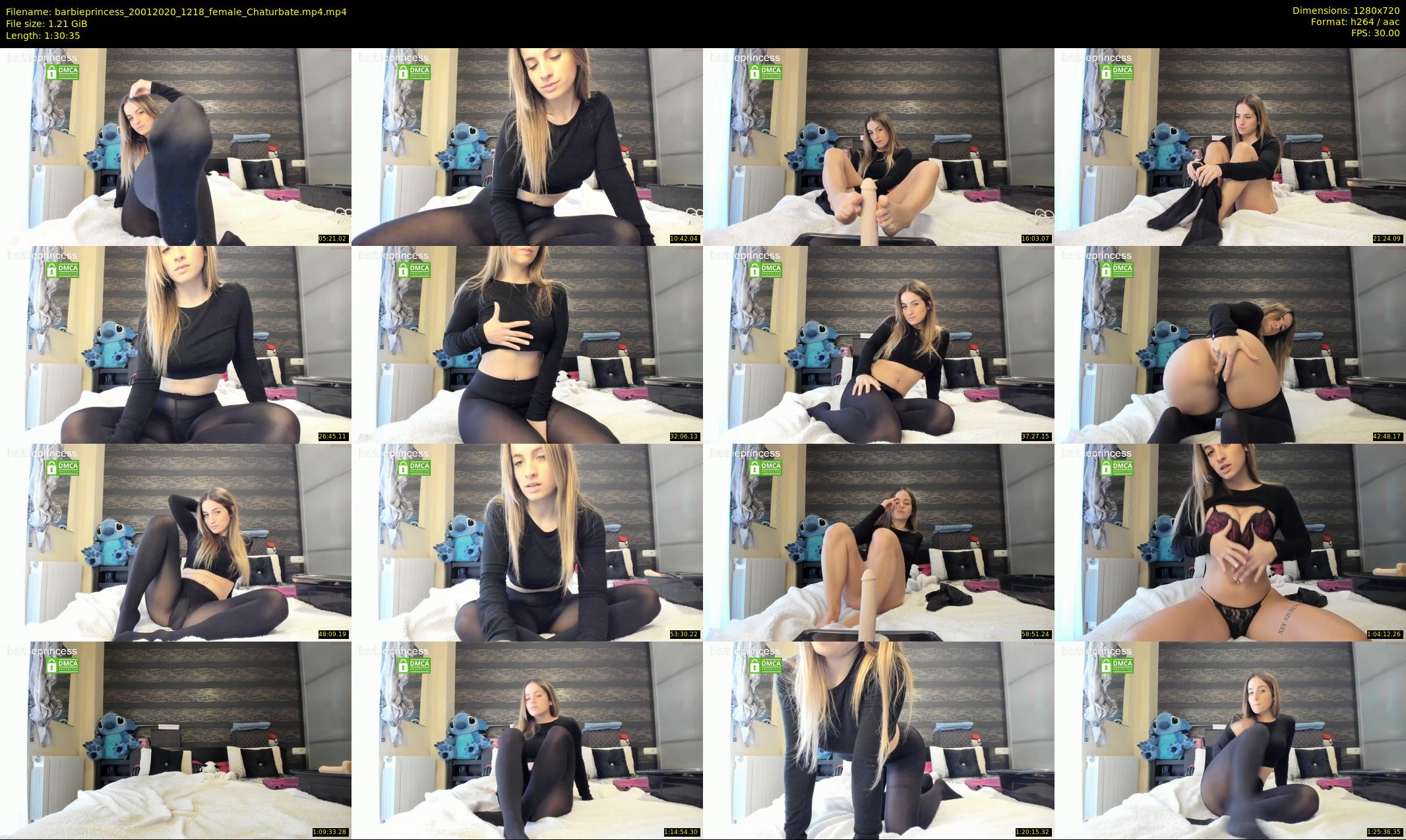barbieprincess — 91 minute Chaturbate female cam show recording, 720p, Jan 20, 2020