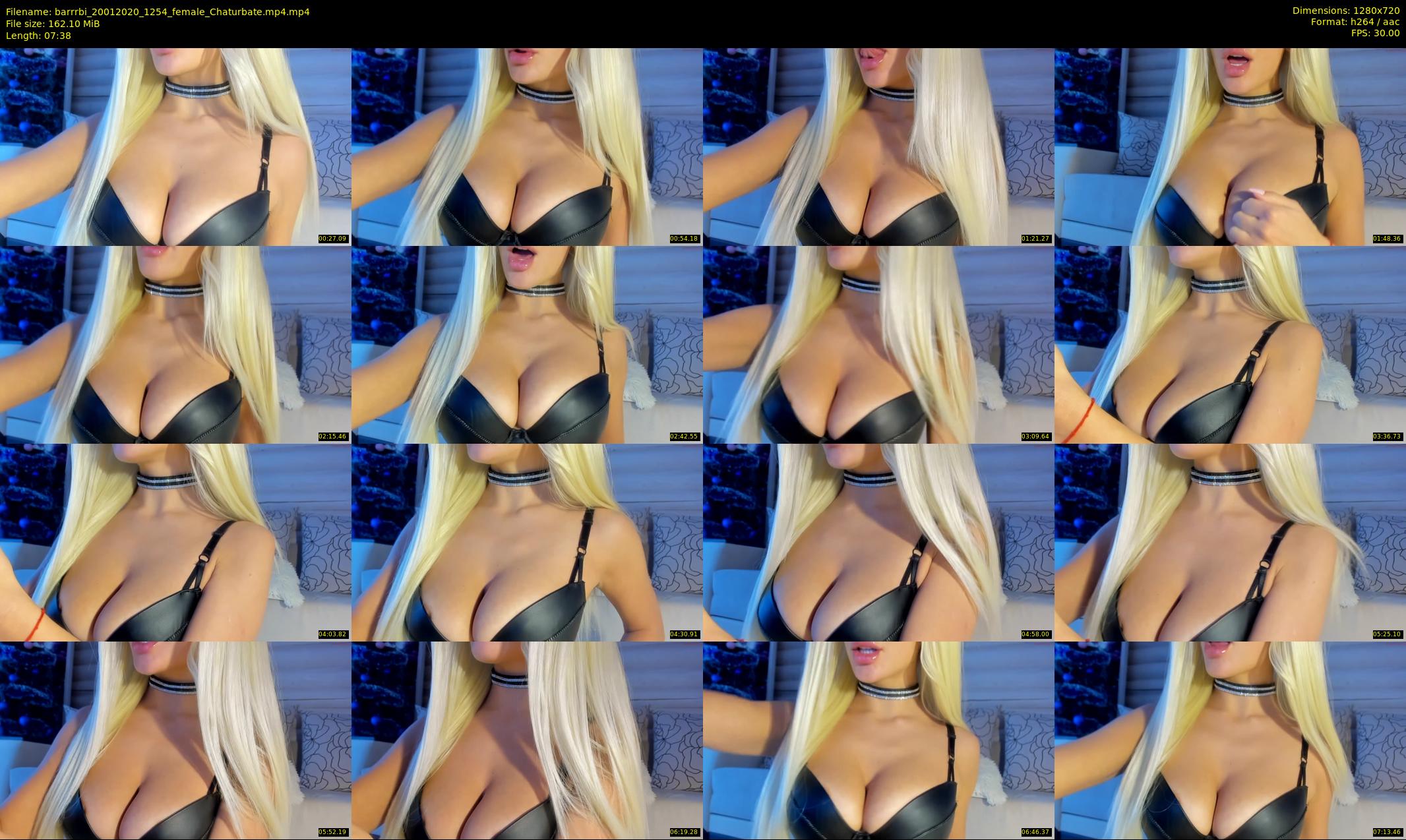 barrrbi — 8 minute Chaturbate female cam show recording, 720p, Jan 20, 2020