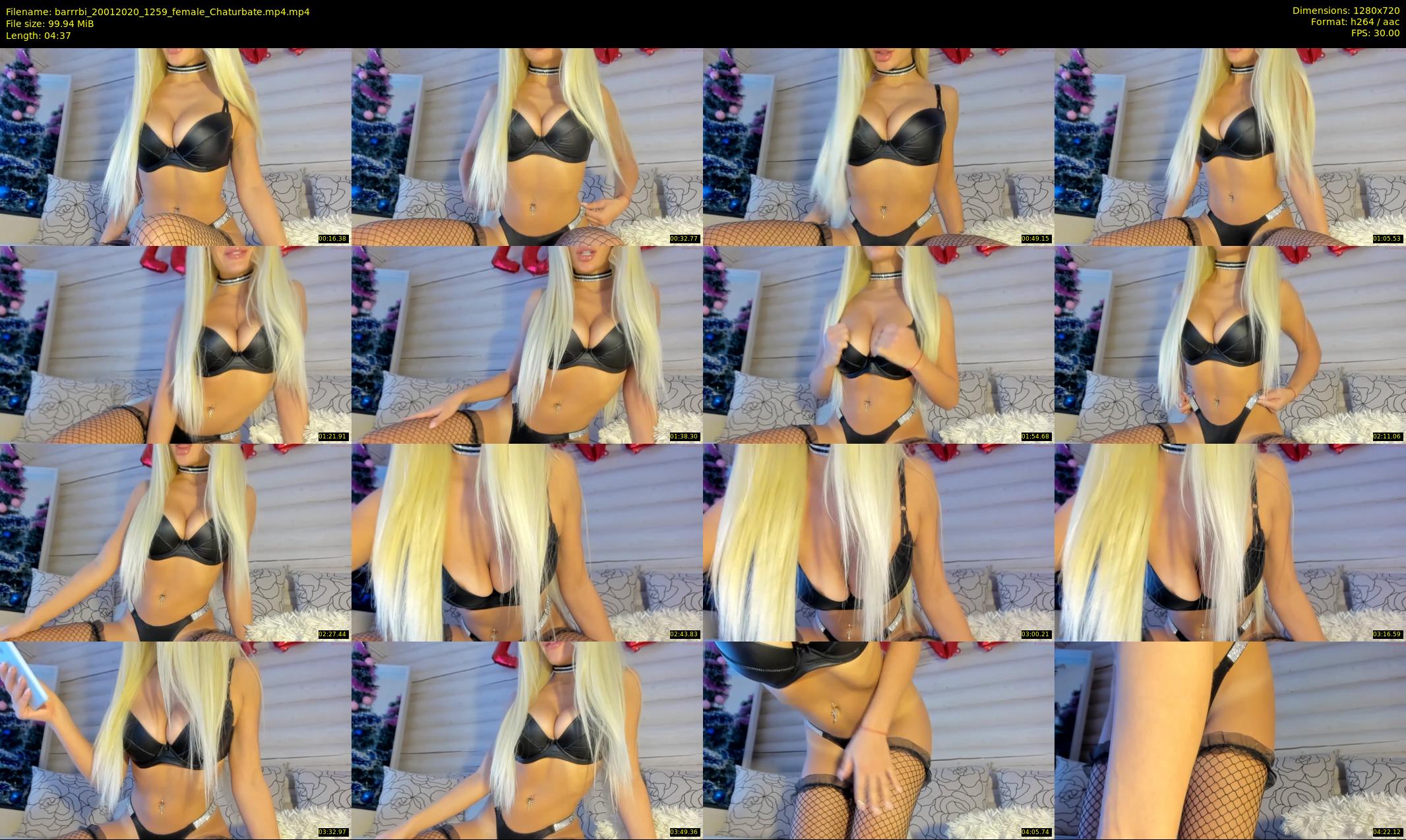 barrrbi — 5 minute Chaturbate female cam show recording, 720p, Jan 20, 2020