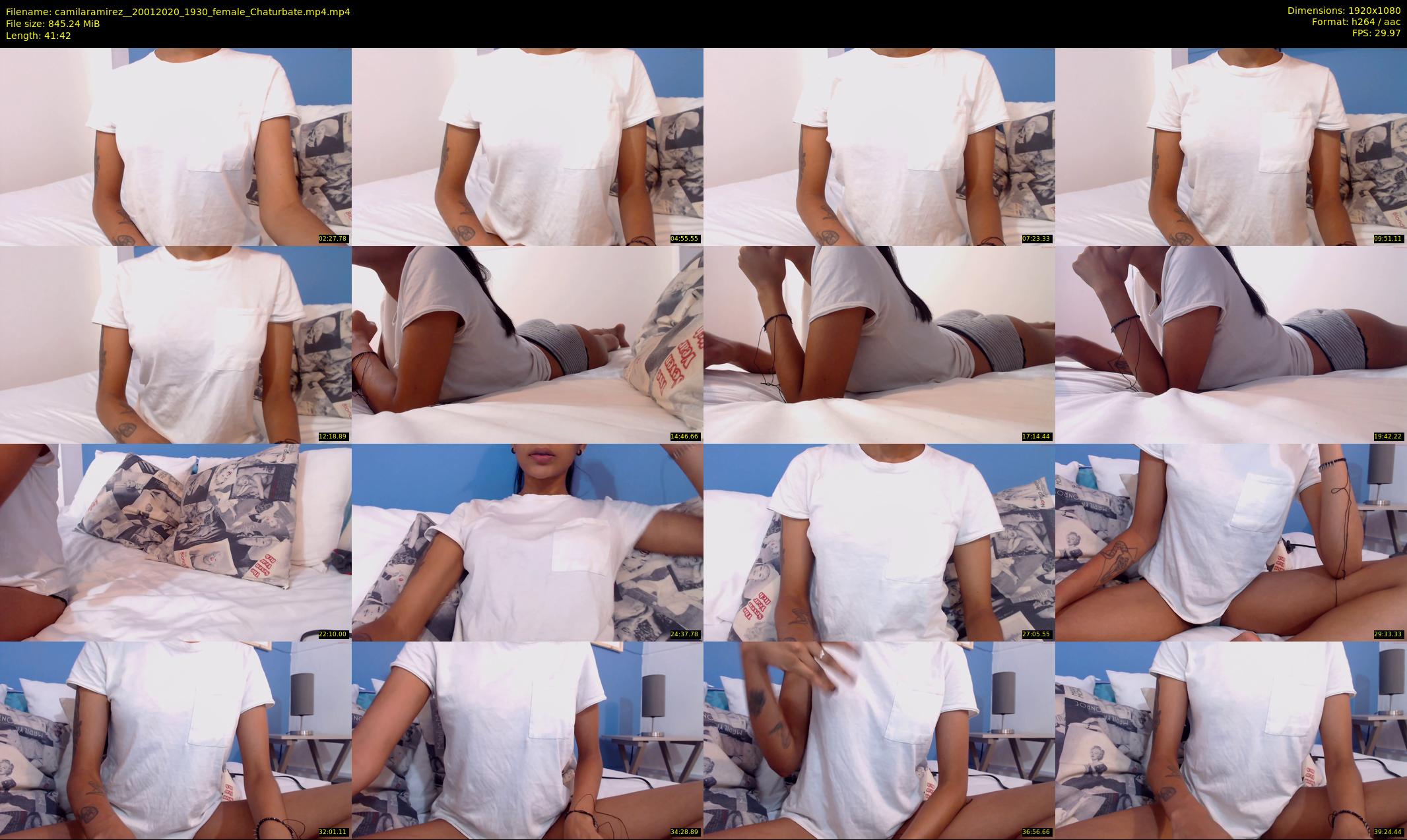 camilaramirez_ — 42 minute Chaturbate female cam show recording, 1080p, Jan 20, 2020
