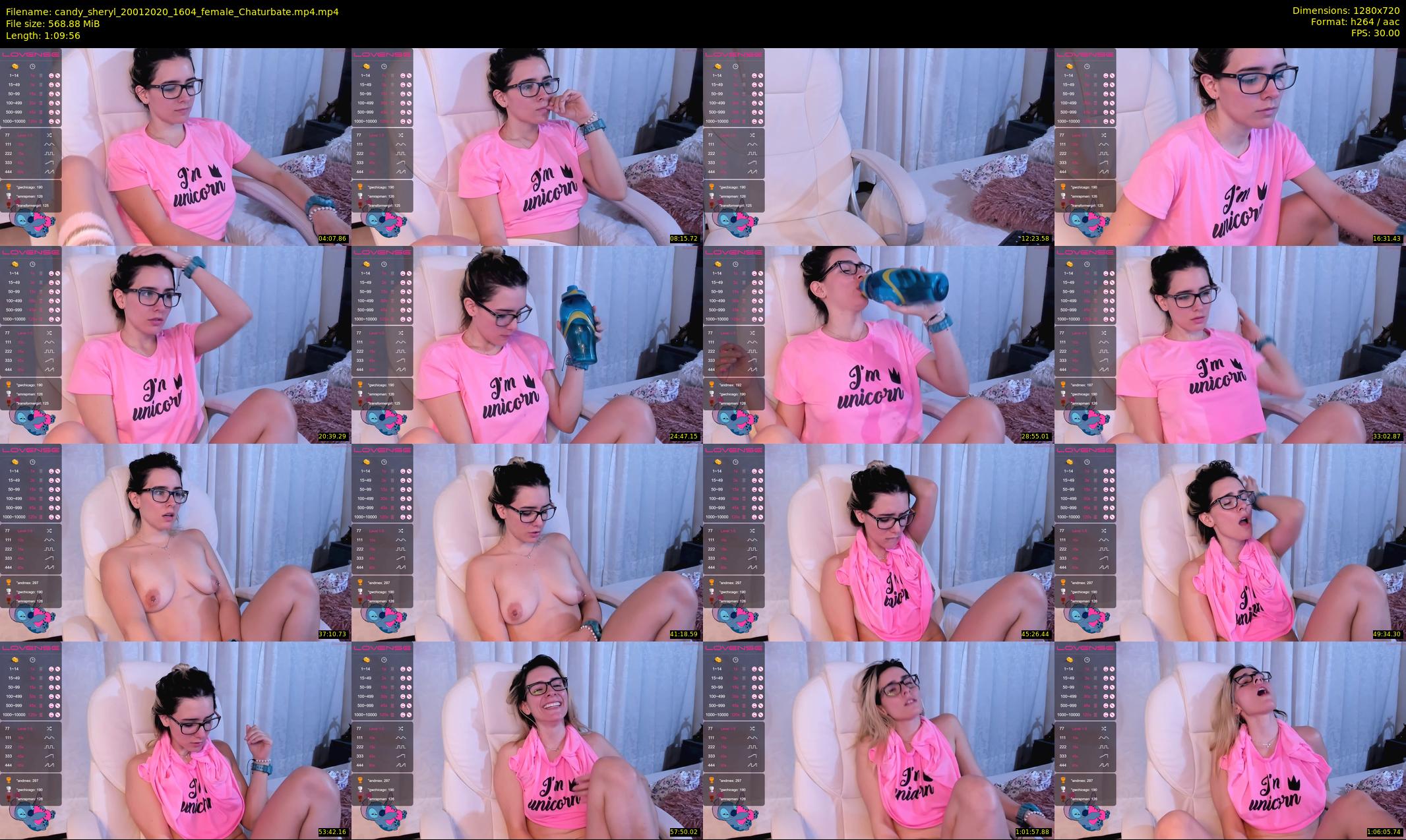 candy_sheryl — 70 minute Chaturbate female cam show recording, 720p, Jan 20, 2020