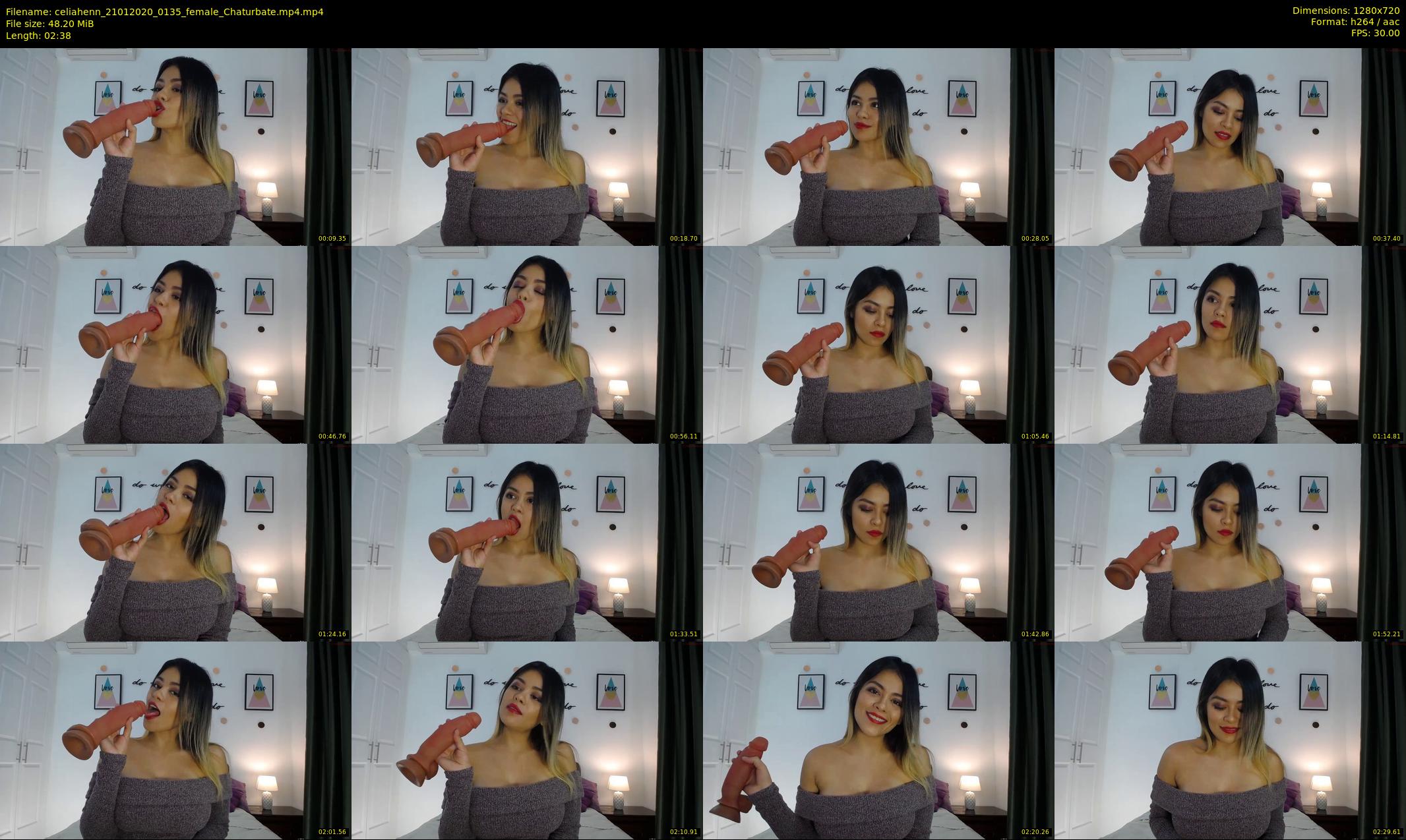 celiahenn — 3 minute Chaturbate female cam show recording, 720p, Jan 21, 2020