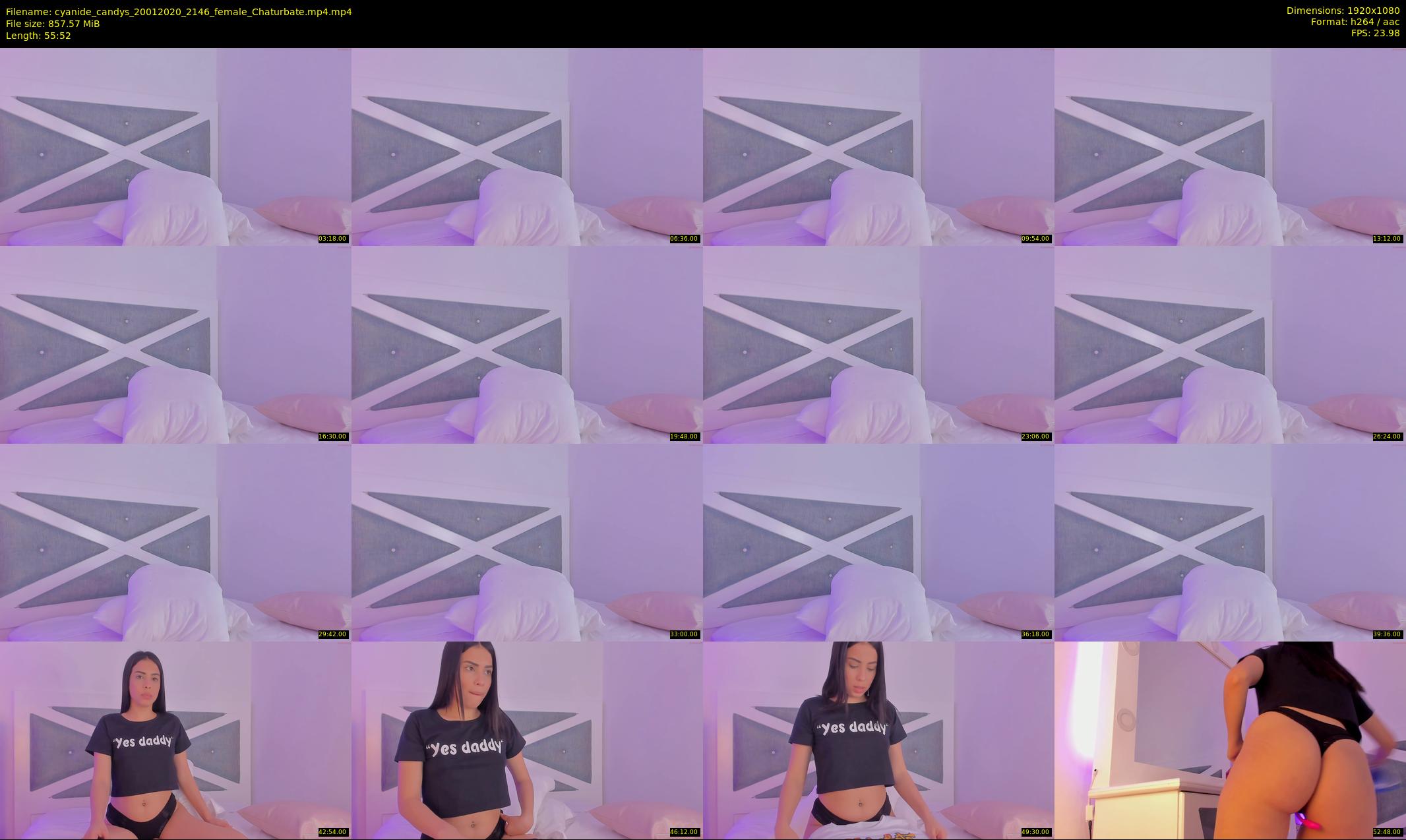 cyanide_candys — 56 minute Chaturbate female cam show recording, 1080p, Jan 20, 2020