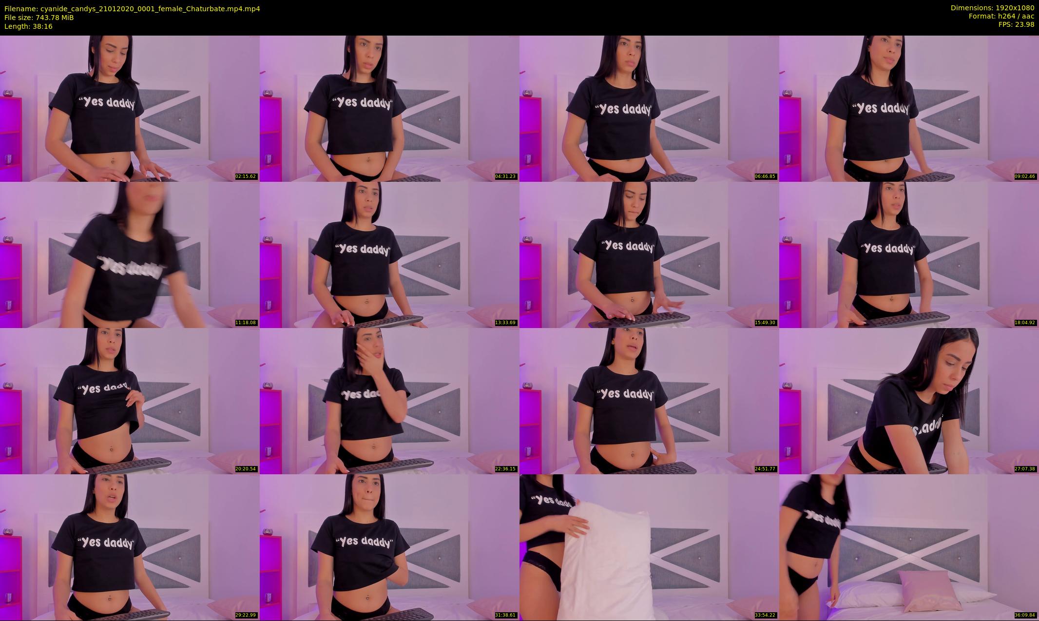cyanide_candys — 39 minute Chaturbate female cam show recording, 1080p, Jan 21, 2020