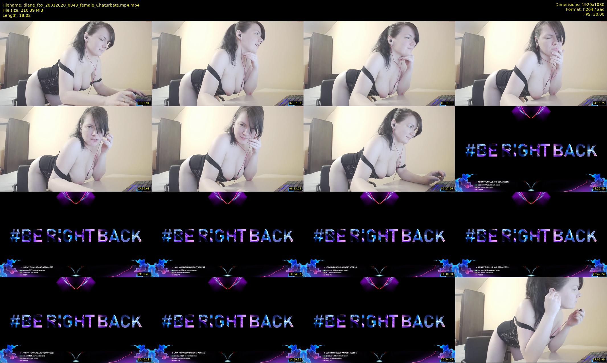 diane_fox — 19 minute Chaturbate female cam show recording, 1080p, Jan 20, 2020