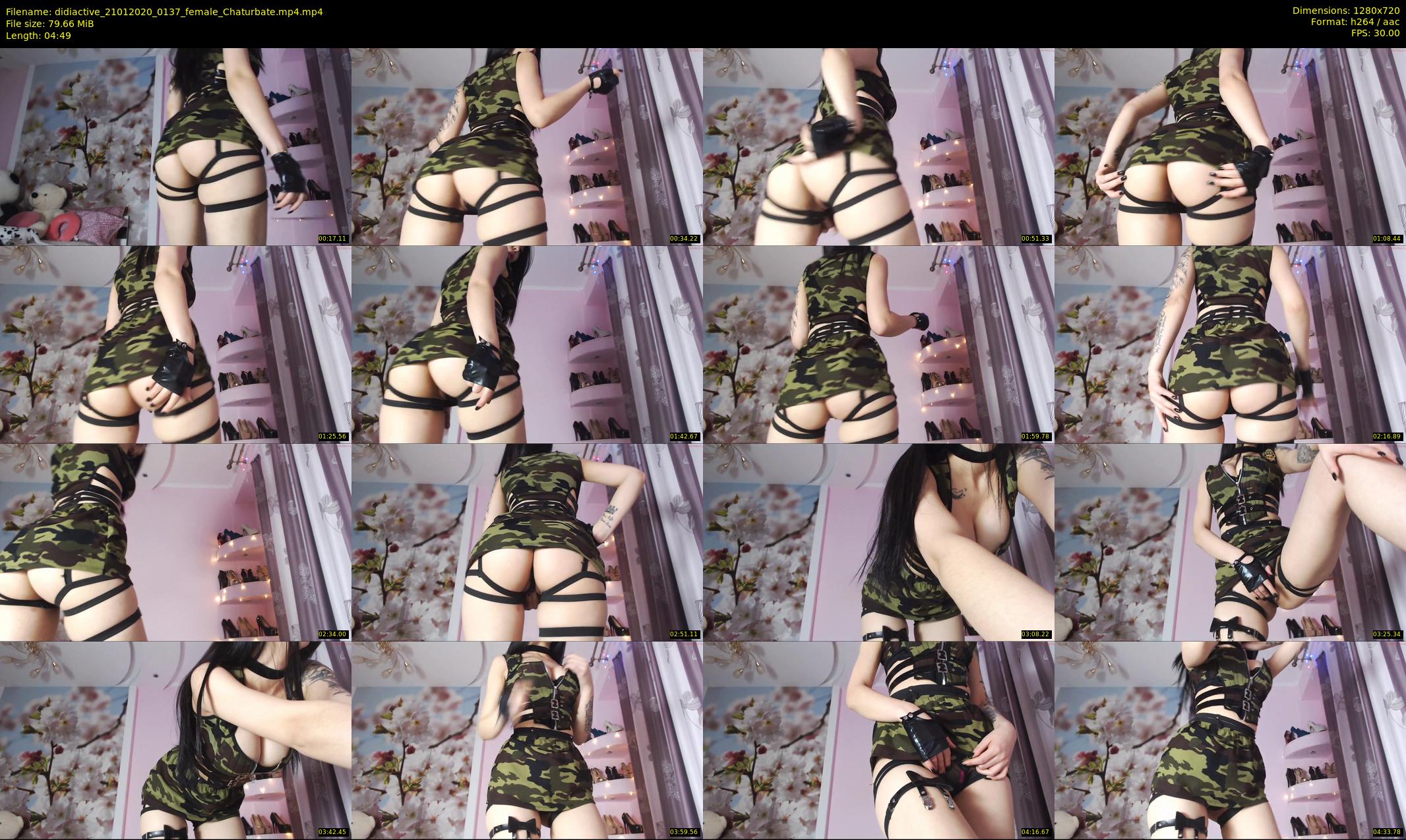 didiactive — 5 minute Chaturbate female cam show recording, 720p, Jan 21, 2020