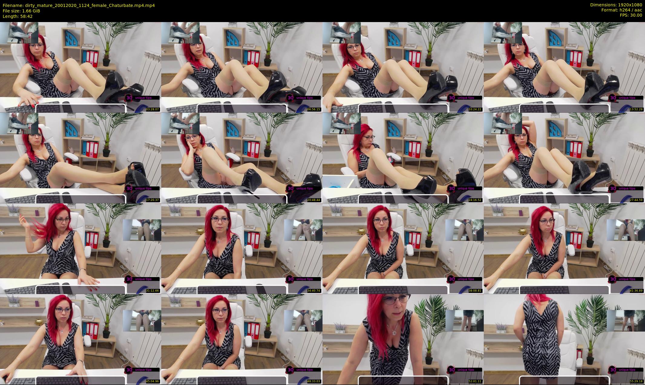 dirty_mature — 59 minute Chaturbate female cam show recording, 1080p, Jan 20, 2020
