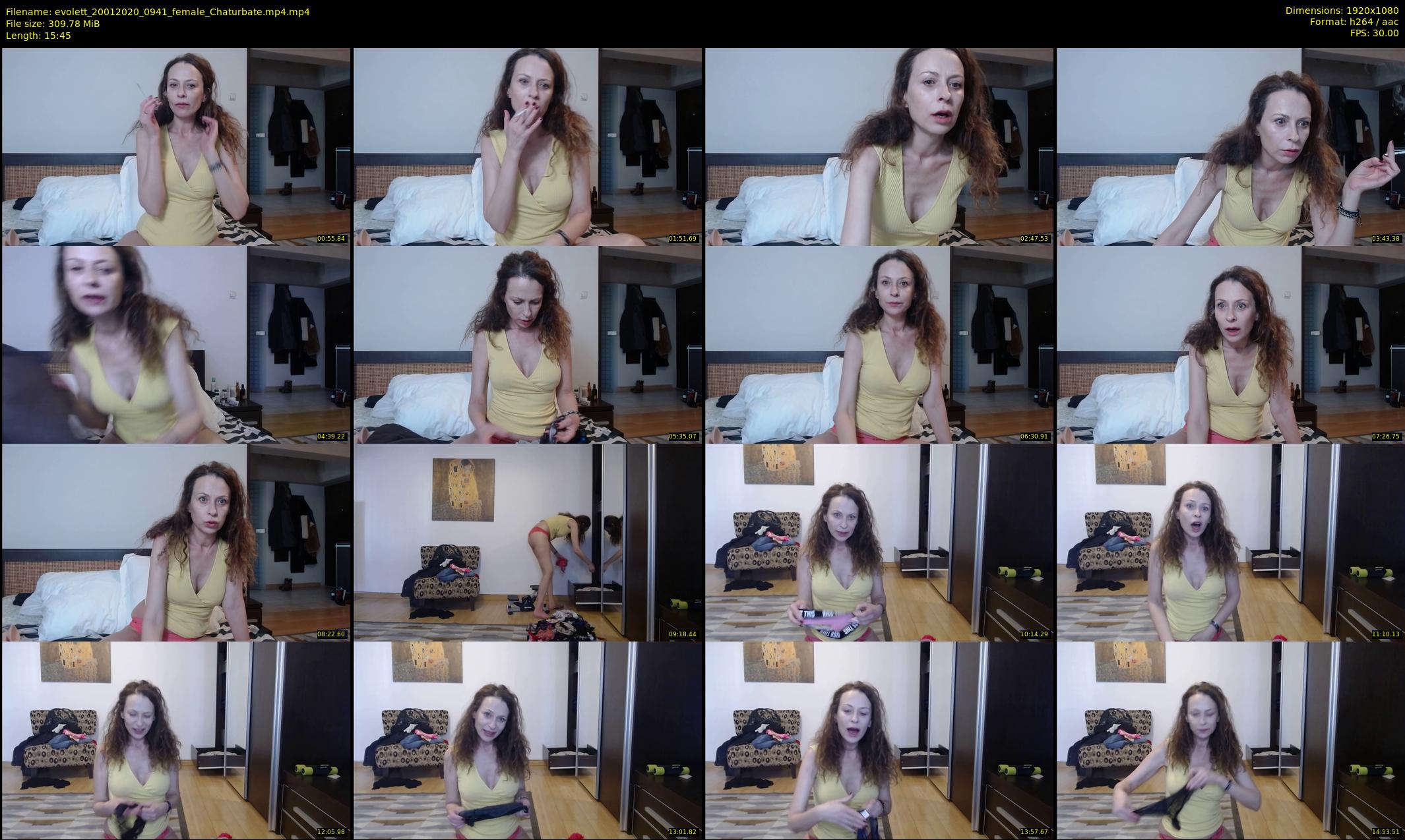 evolett — 16 minute Chaturbate female cam show recording, 1080p, Jan 20, 2020