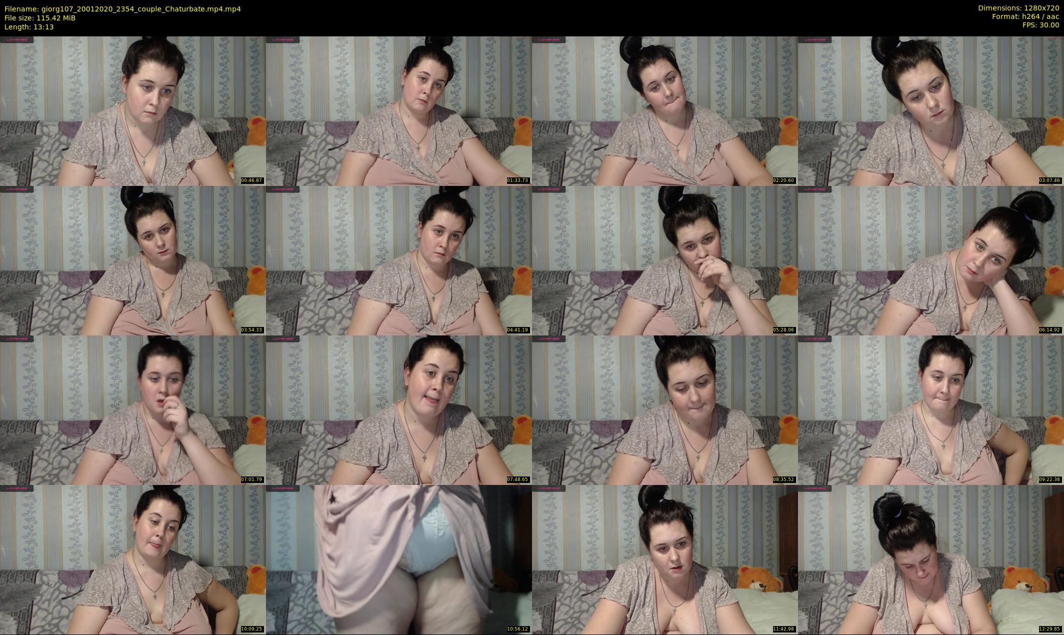 giorg107 — 14 minute Chaturbate couple cam show recording, 720p, Jan 20, 2020