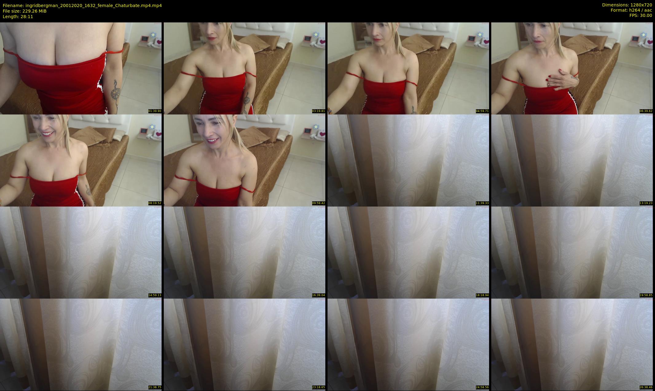 ingridbergman — 29 minute Chaturbate female cam show recording, 720p, Jan 20, 2020